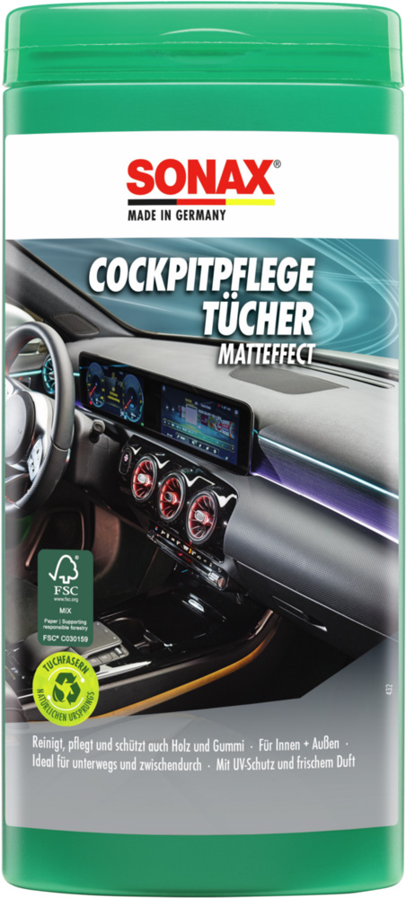 Sonax CockpitPflegeTücher Matteffect Box 25 Stück