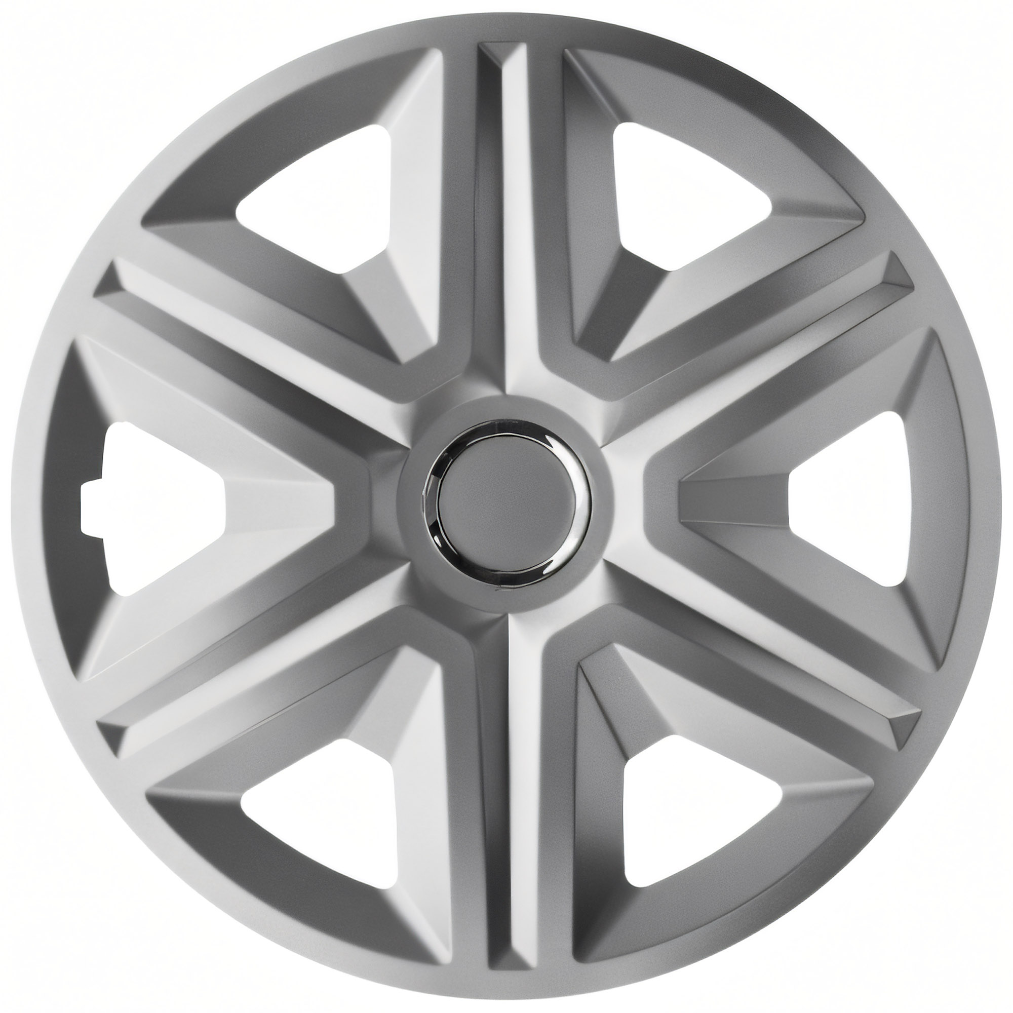 NRM Radzierblende FAST 15 Zoll – Silber glänzend – 4er Set