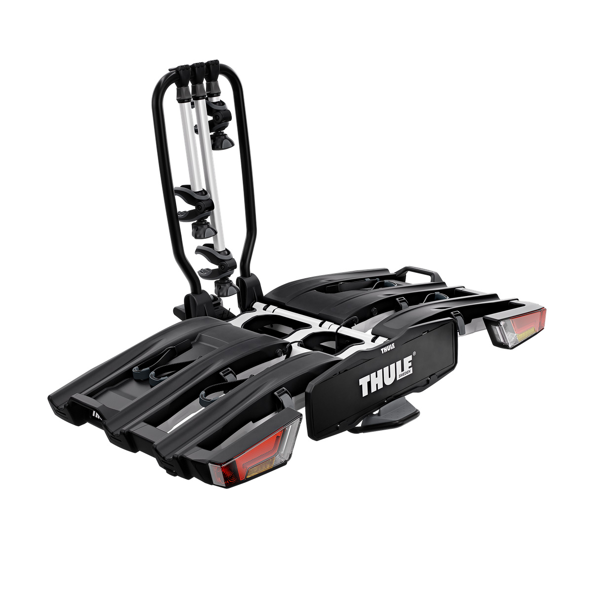 Thule EasyFold XT F 3-Bike Anhängerkupplung Fahrradträger für FIX4BIKE aluminium