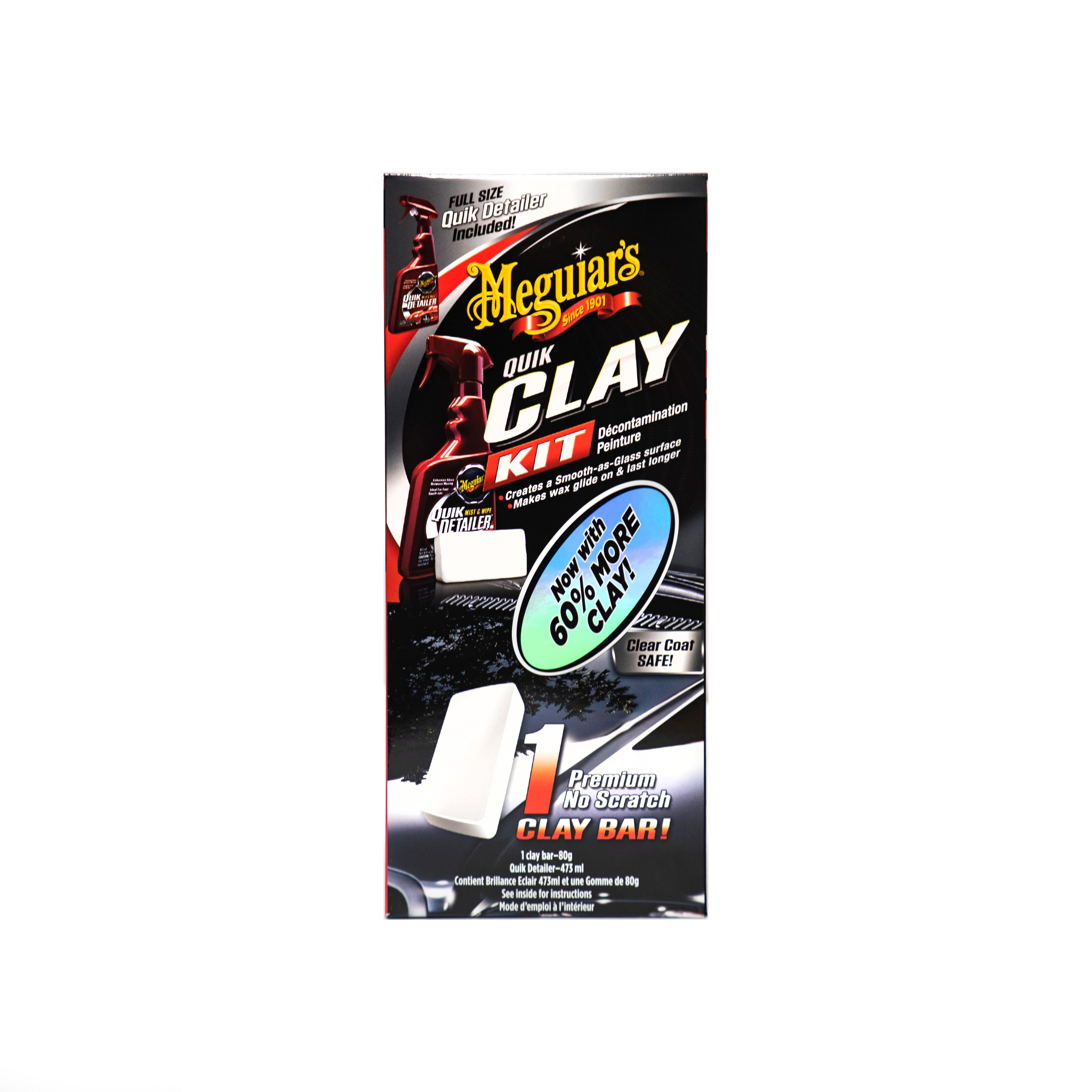 Meguiar’s® Quik Clay Detailing System Kit 473ml + 80g