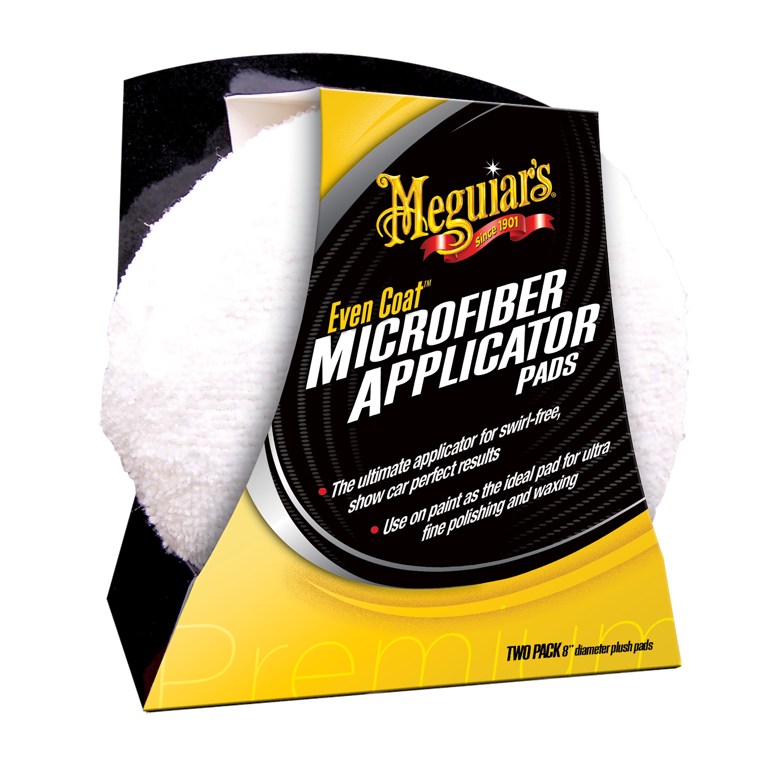 Meguiar’s® Even-Coat Microfibre Applicator Pad 12,7cm 2er-Pack