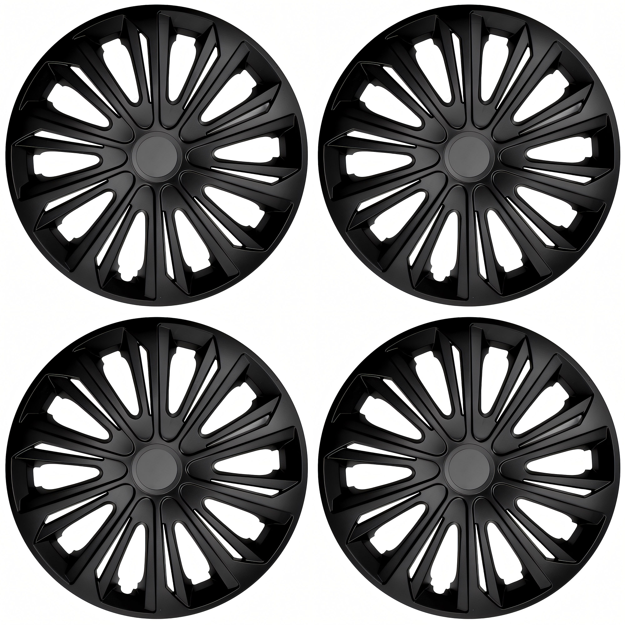 NRM Radzierblende STRONG 16 Zoll – Schwarz matt – 4er Set