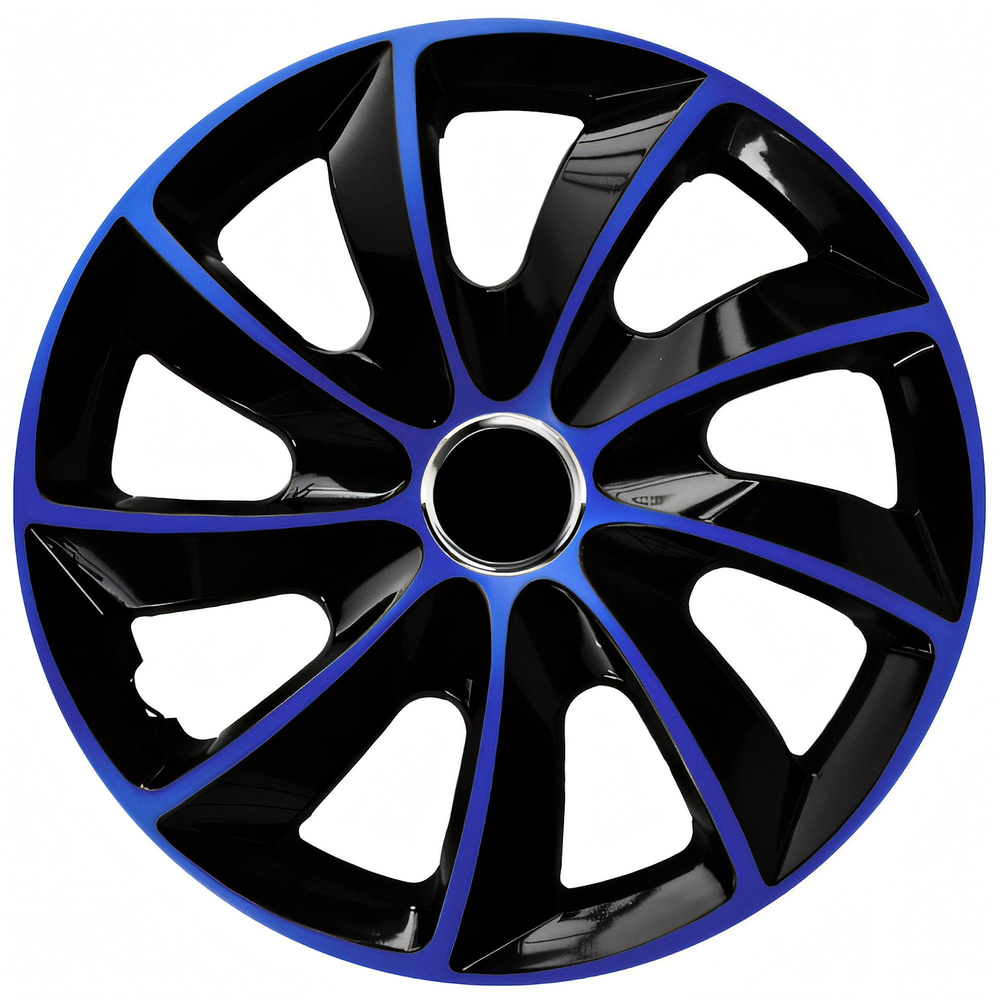 NRM Radzierblende STIG EXTRA 16 Zoll – Blau/Schwarz – 4er Set