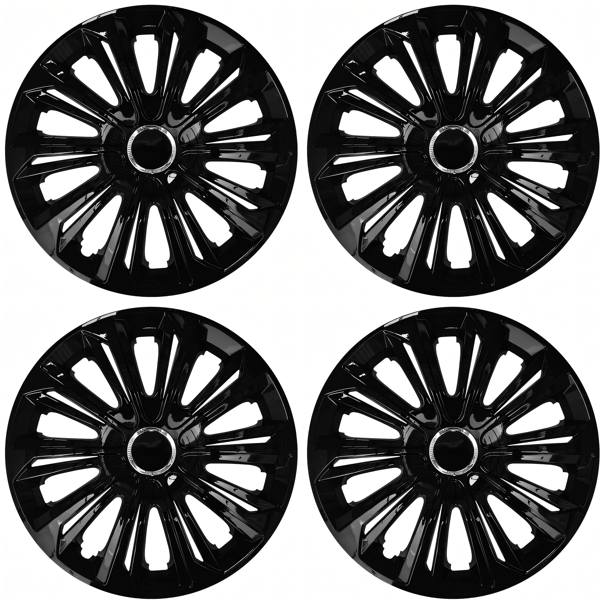 NRM Radzierblende STRONG 14 Zoll – Schwarz glänzend – 4er Set