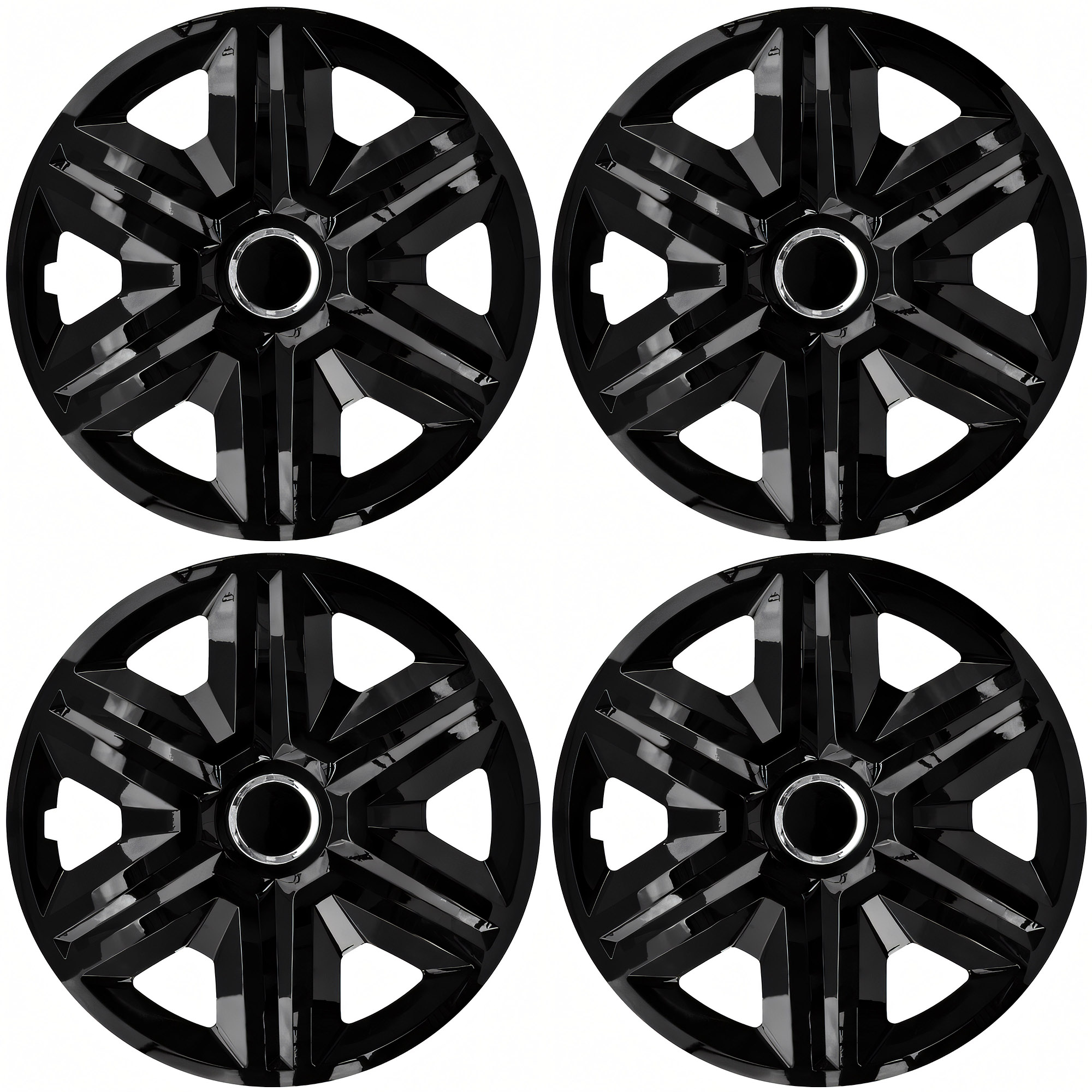 NRM Radzierblende FAST 16 Zoll – Schwarz glänzend – 4er Set