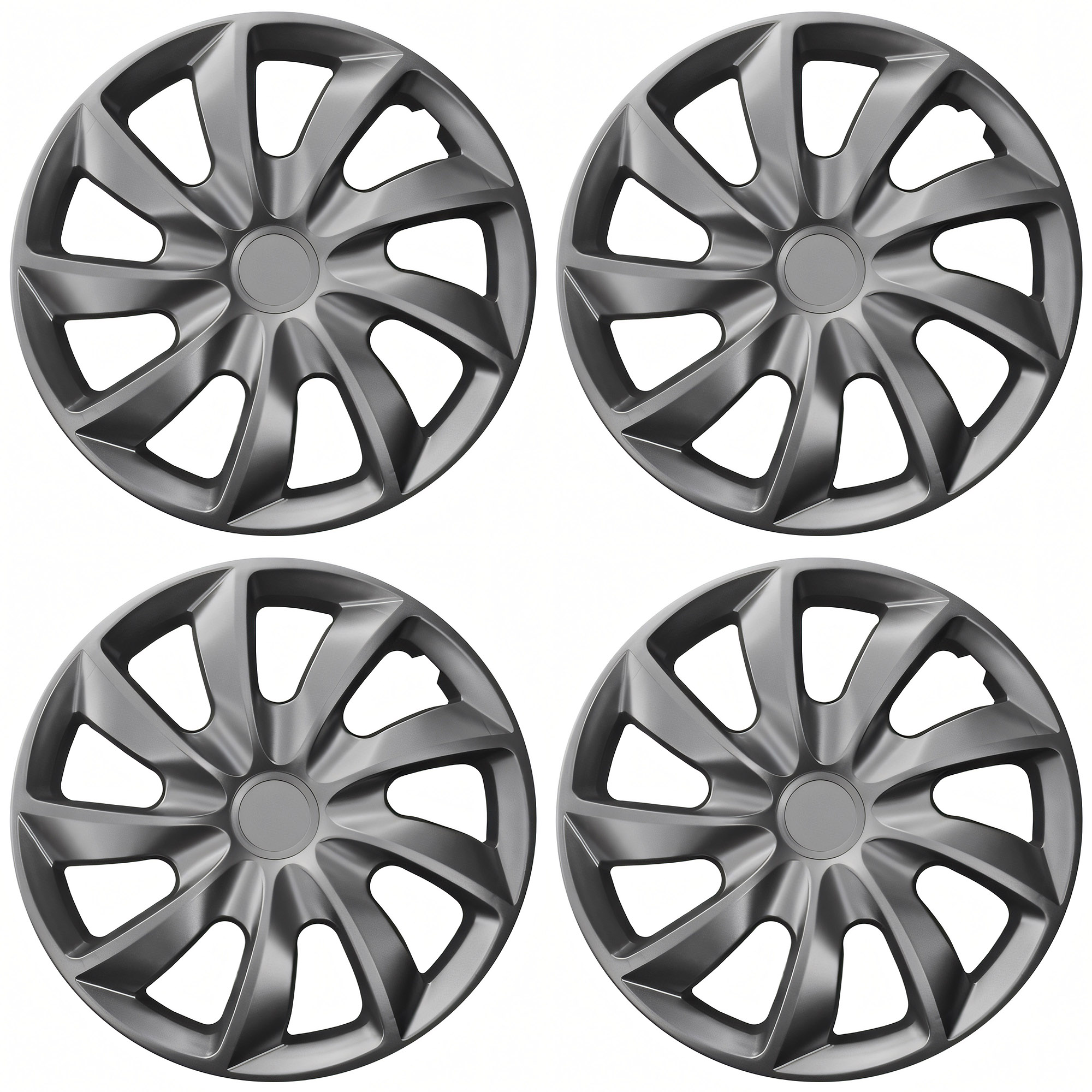 NRM Radzierblende QUAD 15 Zoll – Graphit – 4er Set
