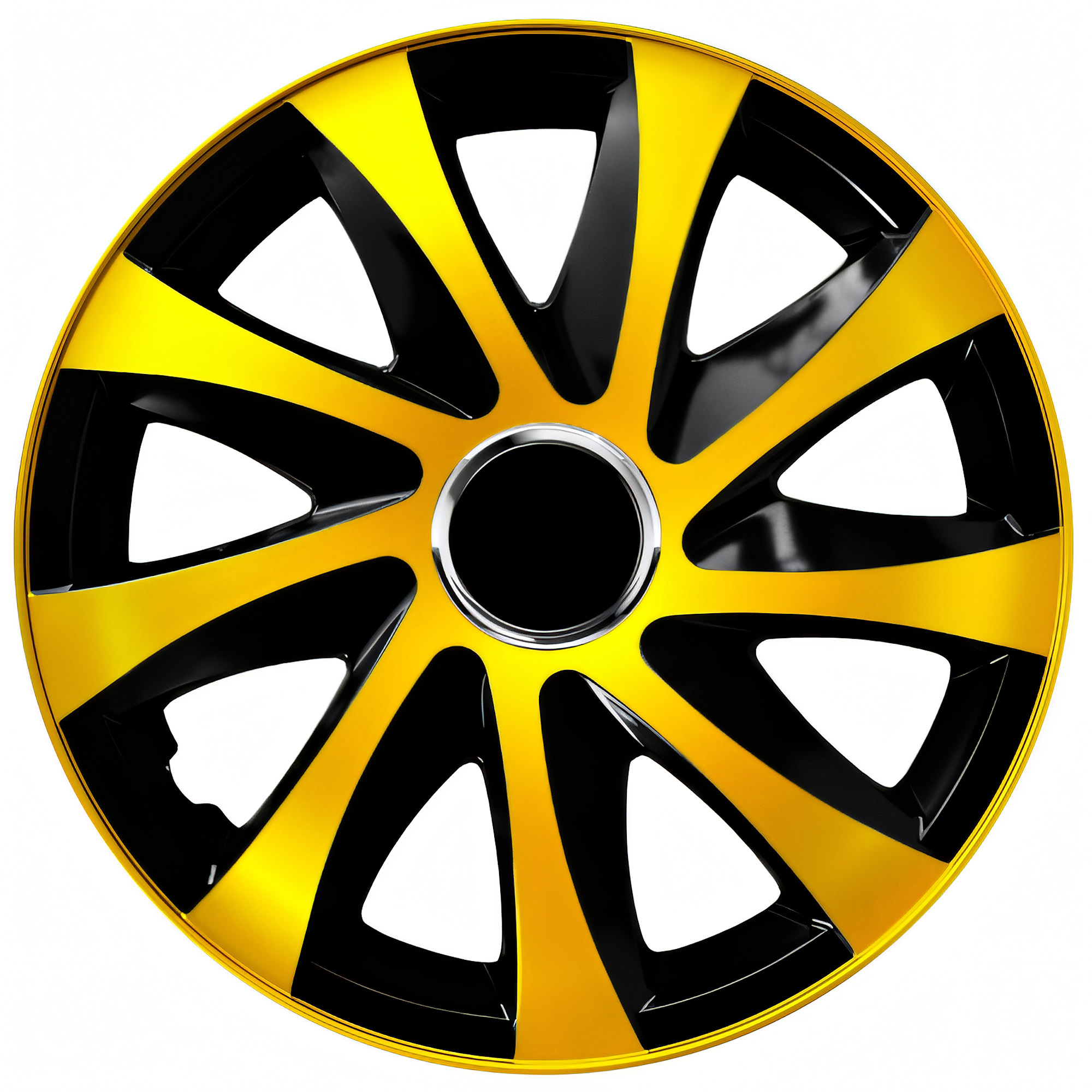 NRM Radzierblende DRIFT EXTRA 15 Zoll – Gold/Schwarz – 4er Set