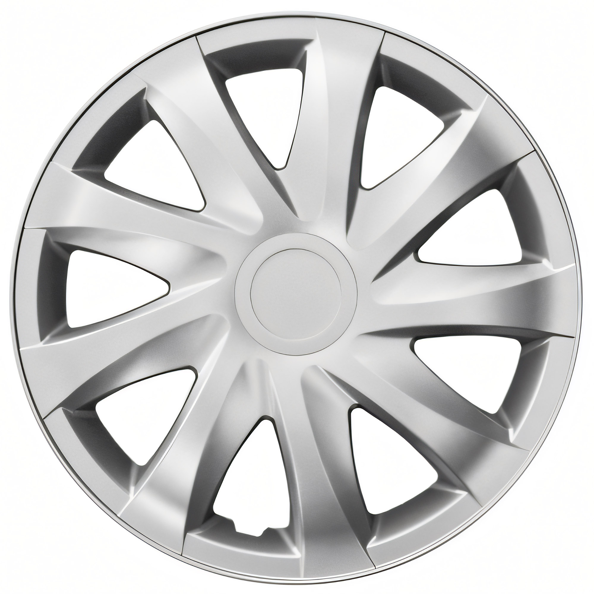 NRM Radzierblende DRACO 15 Zoll – Silber – 4er Set