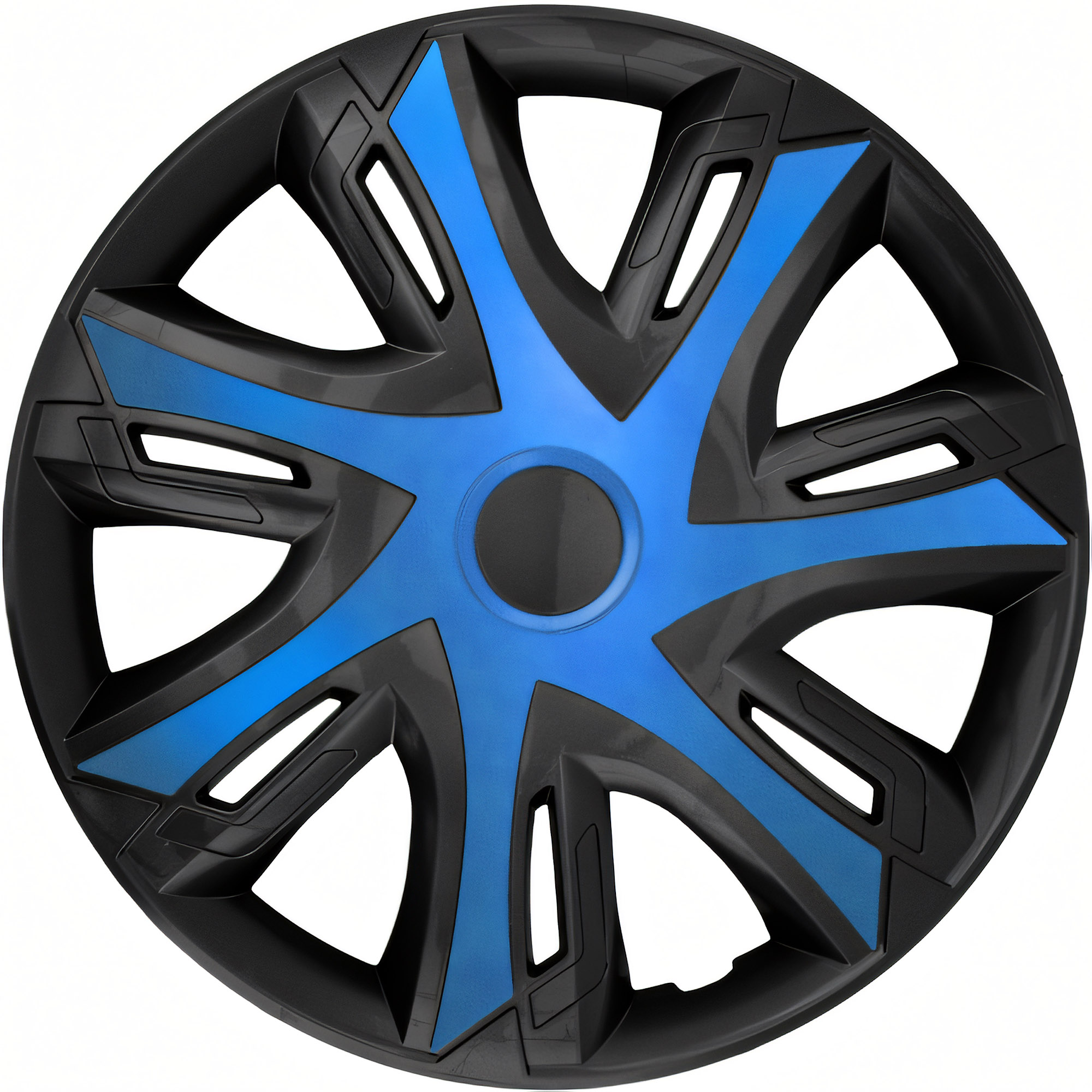 NRM Radzierblende N-Power BICOLOR 14 Zoll – Blau/Schwarz – 4er Set