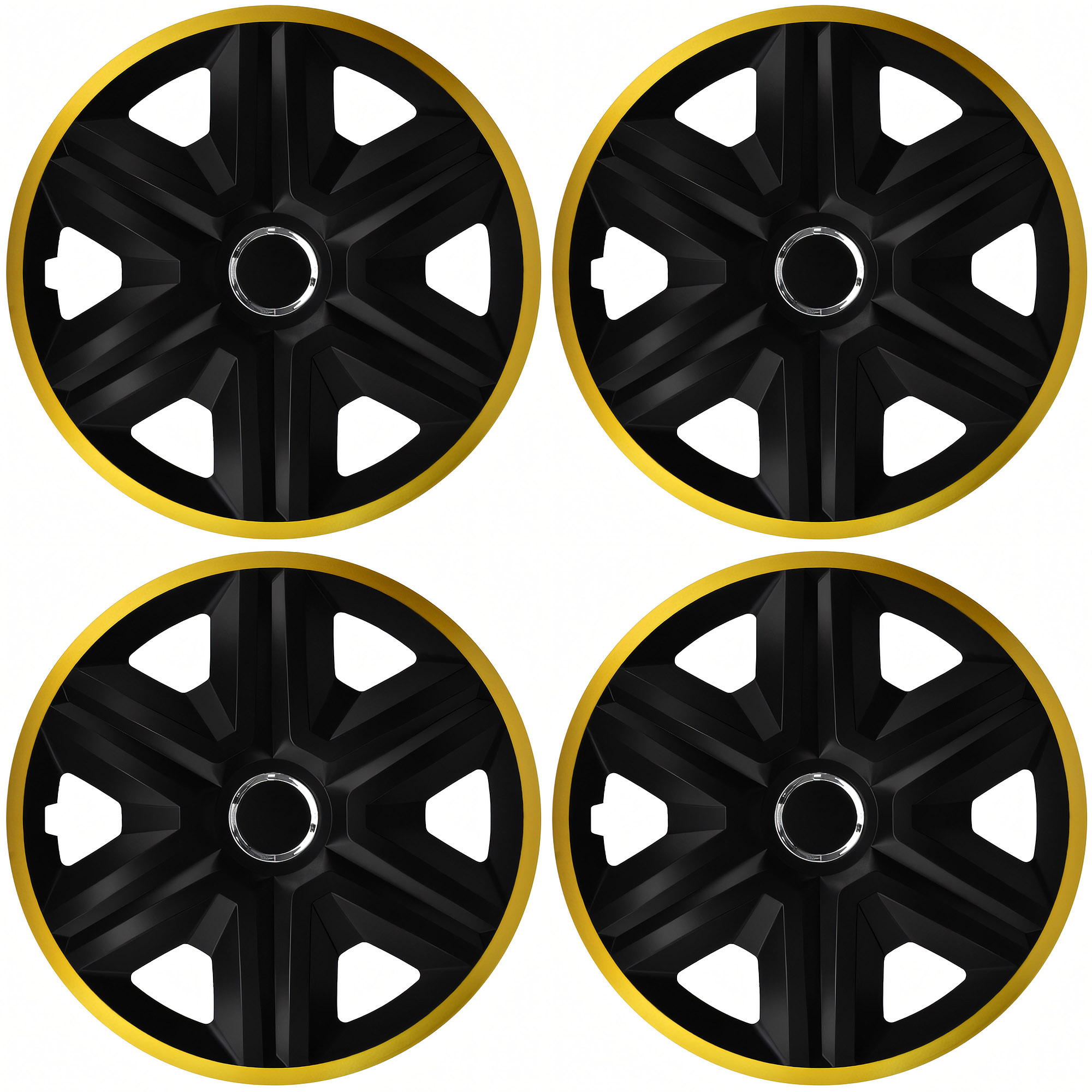 NRM Radzierblende FAST LUX 14 Zoll – Gold/Schwarz – 4er Set