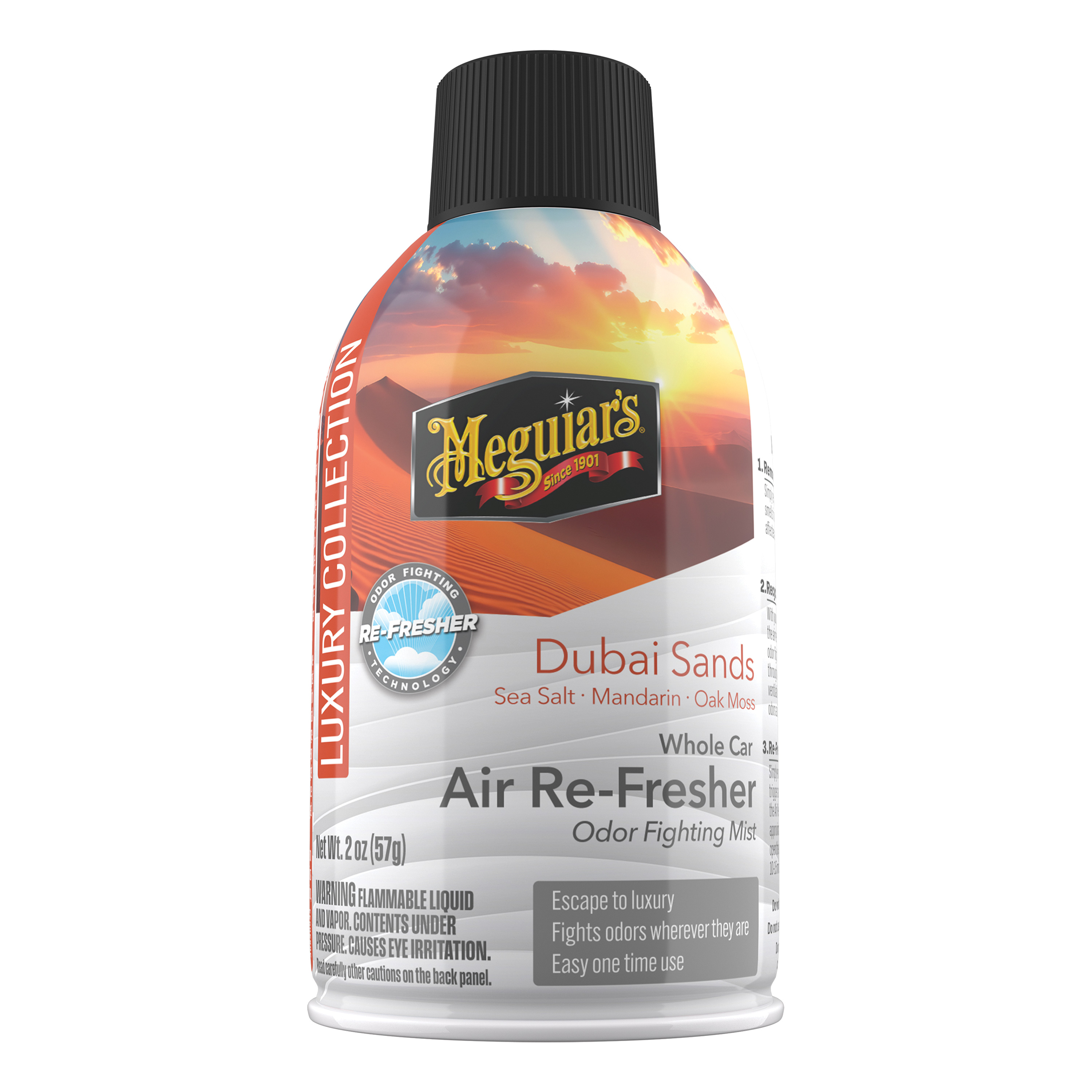 Meguiar’s® Dubai Sands Air Re-Fresher Lufterfrischer Aerosol 59ml Kopie
