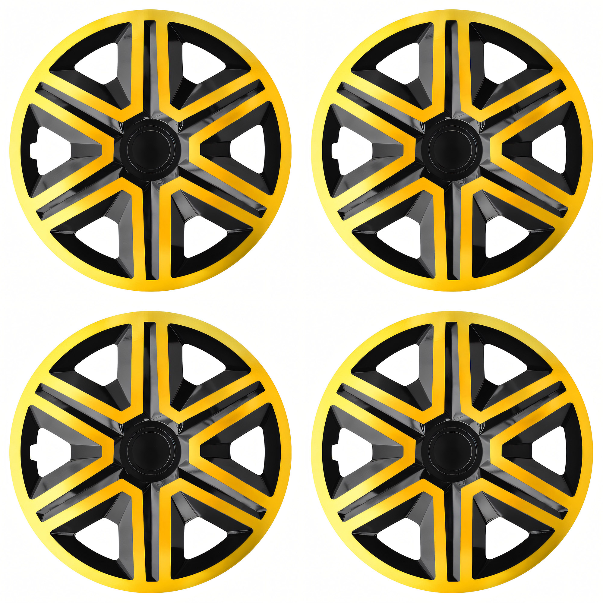 NRM Radzierblende ACTION DOUBLECOLOR 15 Zoll – Gold/Schwarz – 4er Set