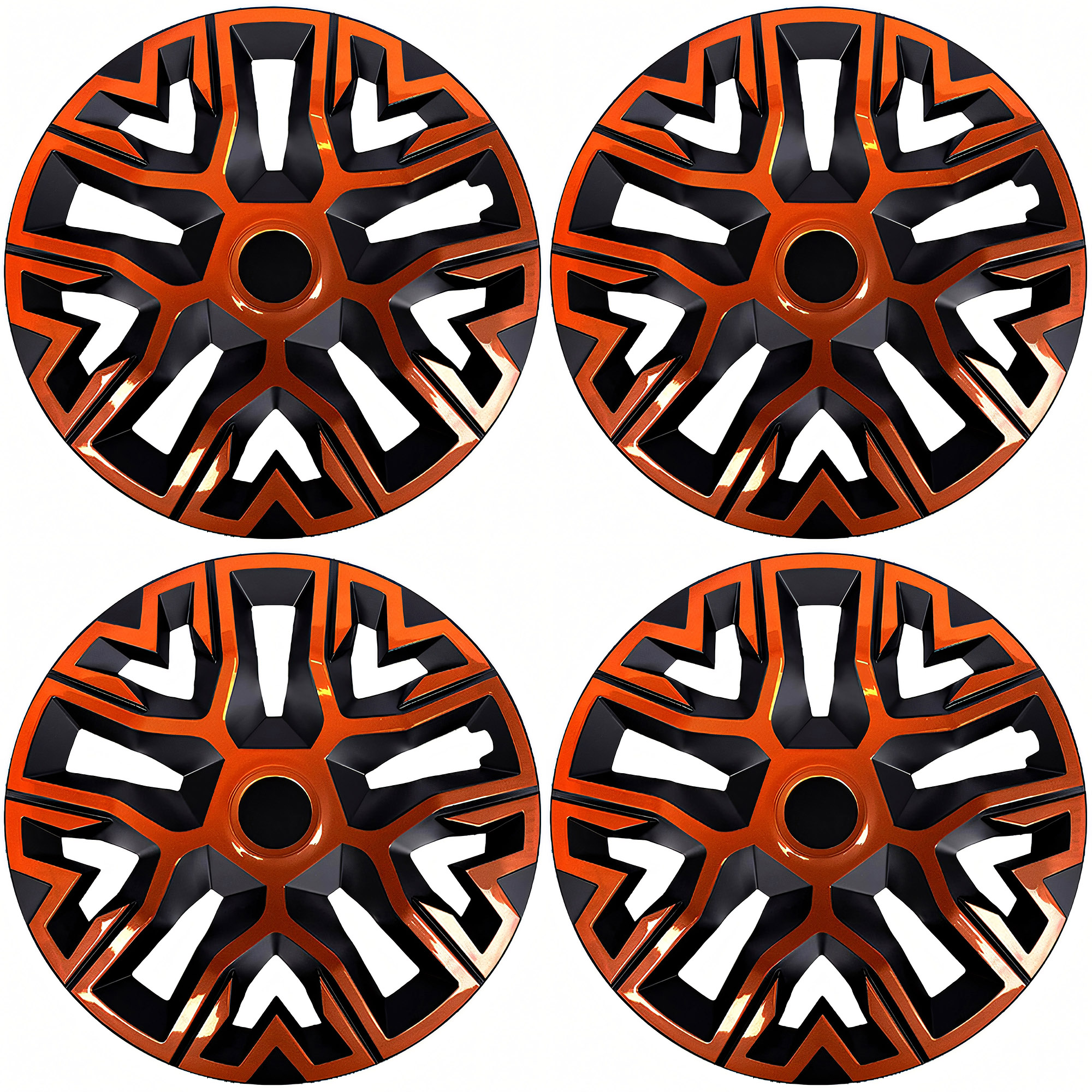 NRM Radzierblende THE BEST BICOLOR 16 Zoll – Kupfer/Schwarz – 4er Set