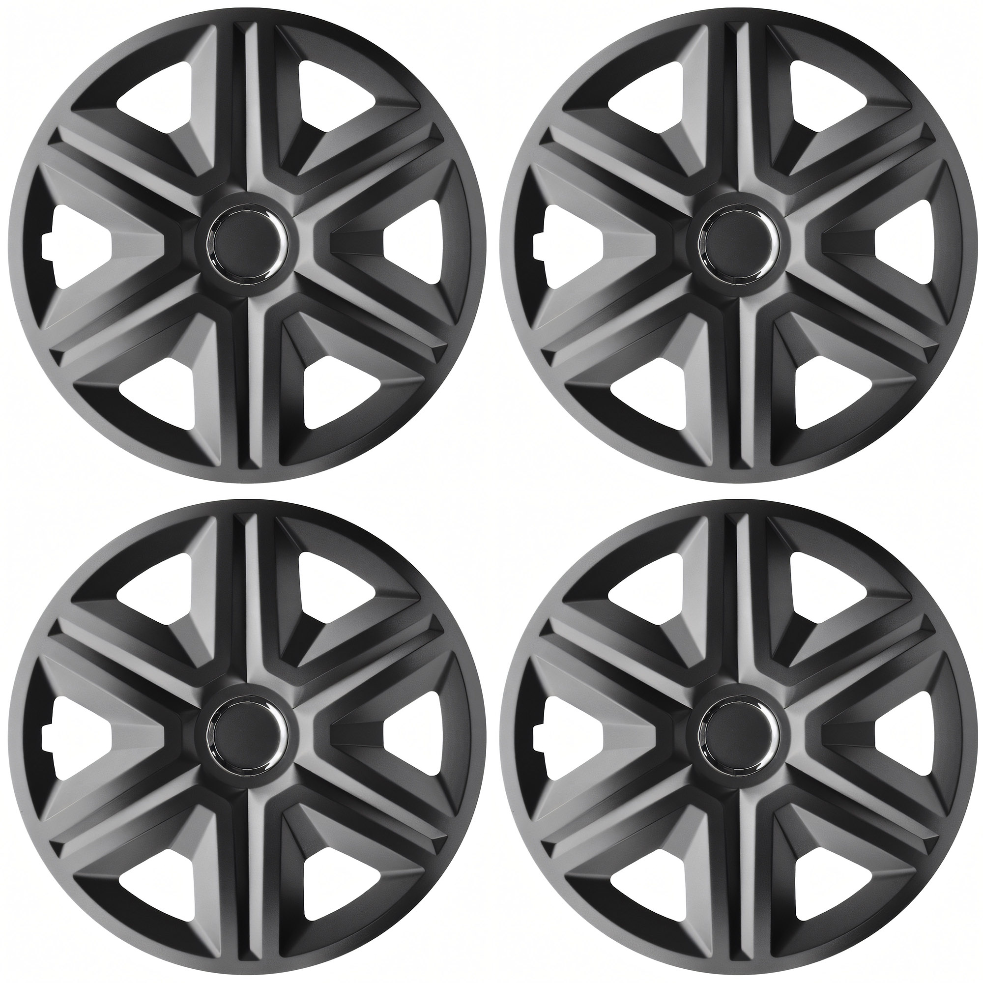 NRM Radzierblende FAST 16 Zoll – Graphit glänzend – 4er Set