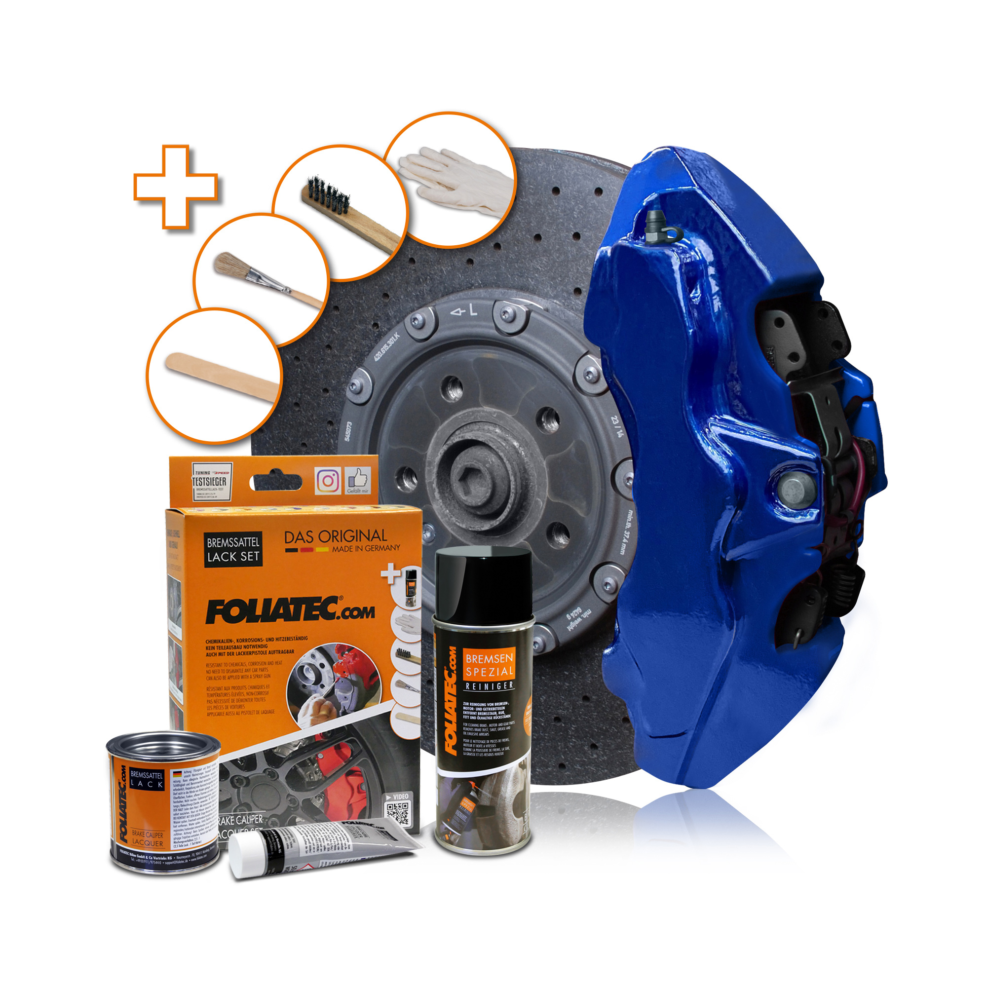 Foliatec Bremssattel Lack Set - Performance Blue Metallic