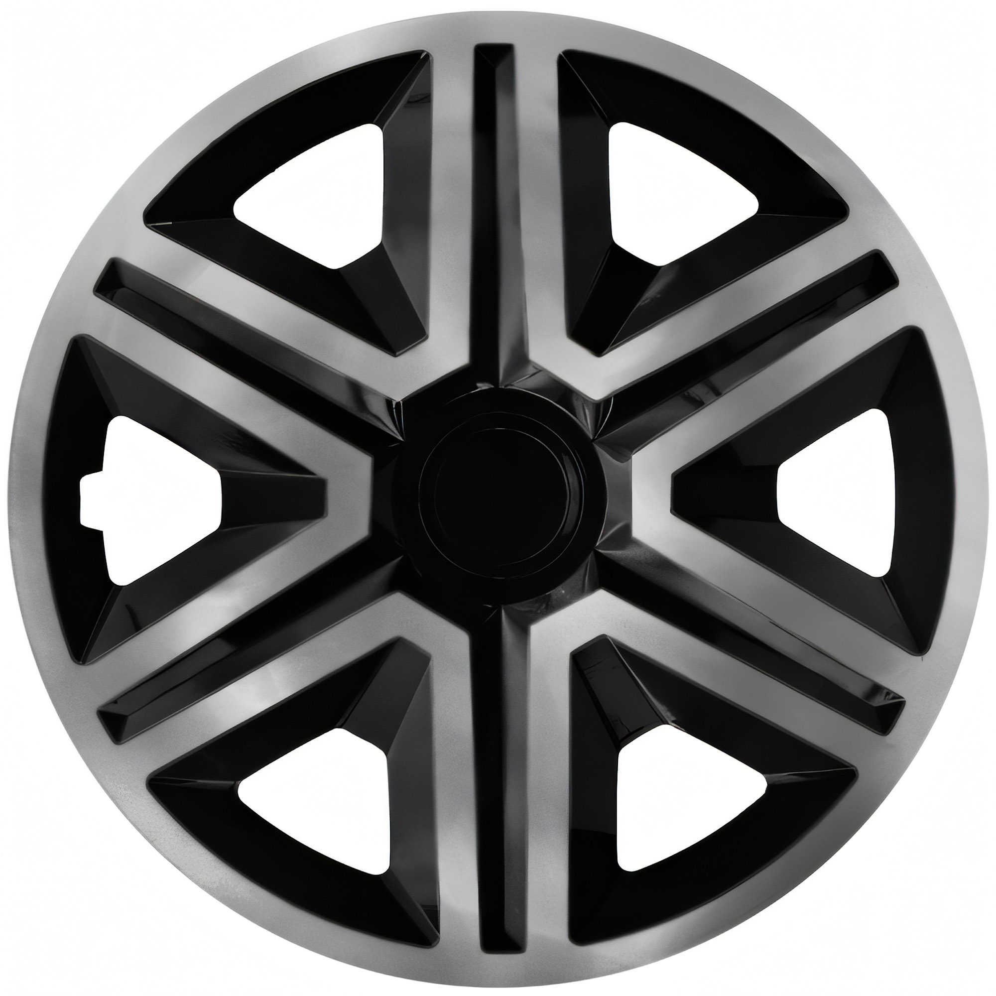 NRM Radzierblende ACTION DOUBLECOLOR 14 Zoll – Graphit/Schwarz – 4er Set