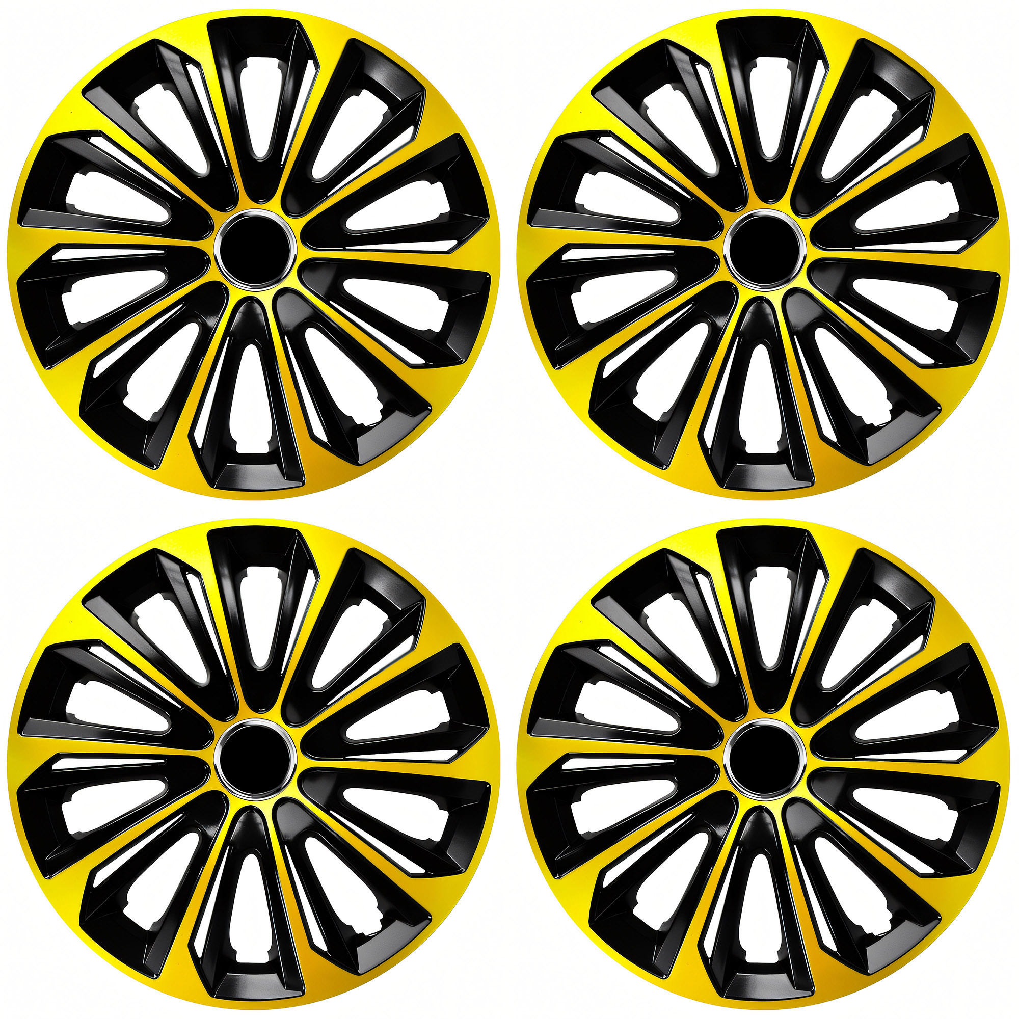 NRM Radzierblende EXTRA STRONG 16 Zoll – Gold/Schwarz – 4er Set