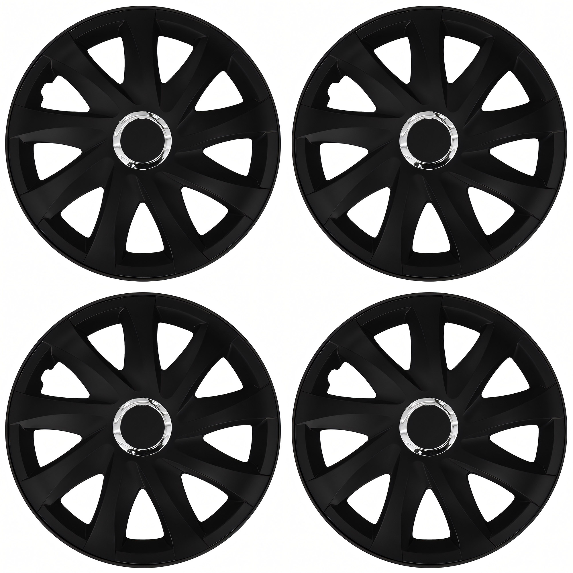 NRM Radzierblende DRIFT 14 Zoll – Schwarz matt – 4er Set