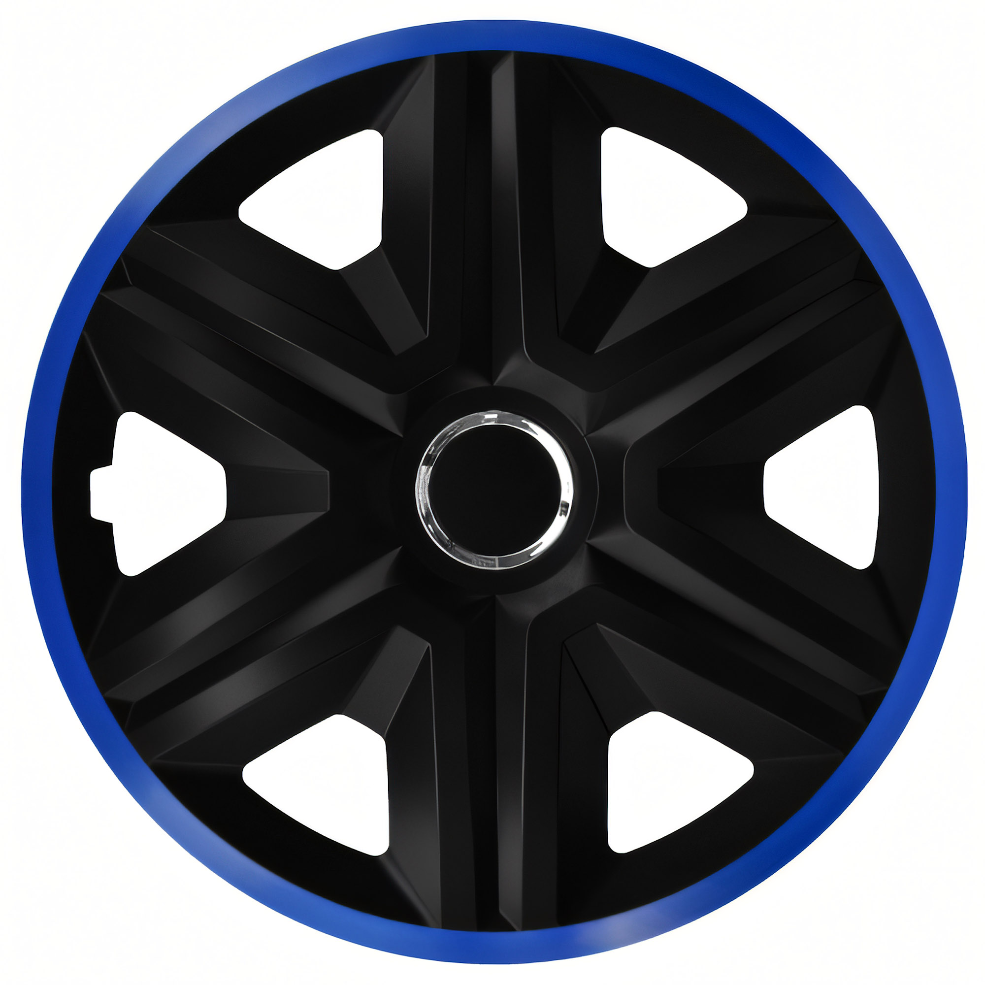 NRM Radzierblende FAST LUX 16 Zoll – Blau/Schwarz – 4er Set