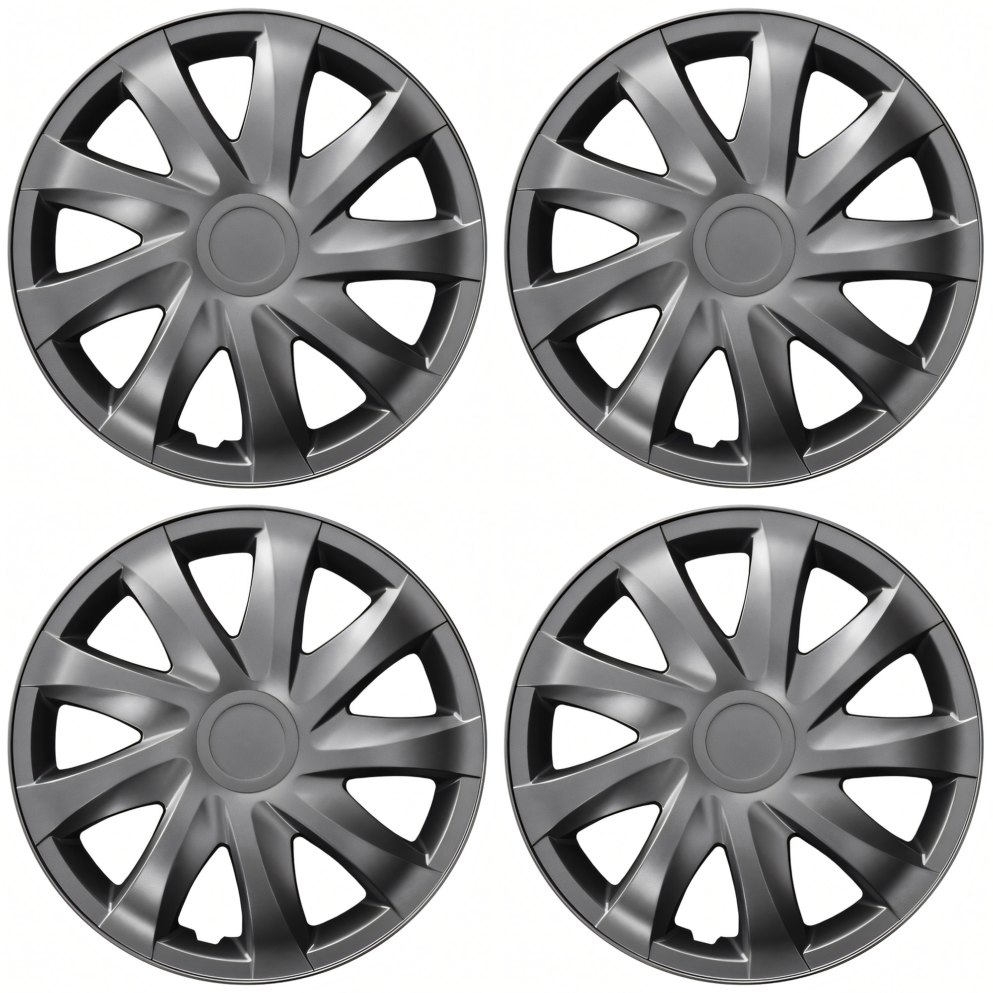 NRM Radzierblende DRACO 14 Zoll – Graphit – 4er Set