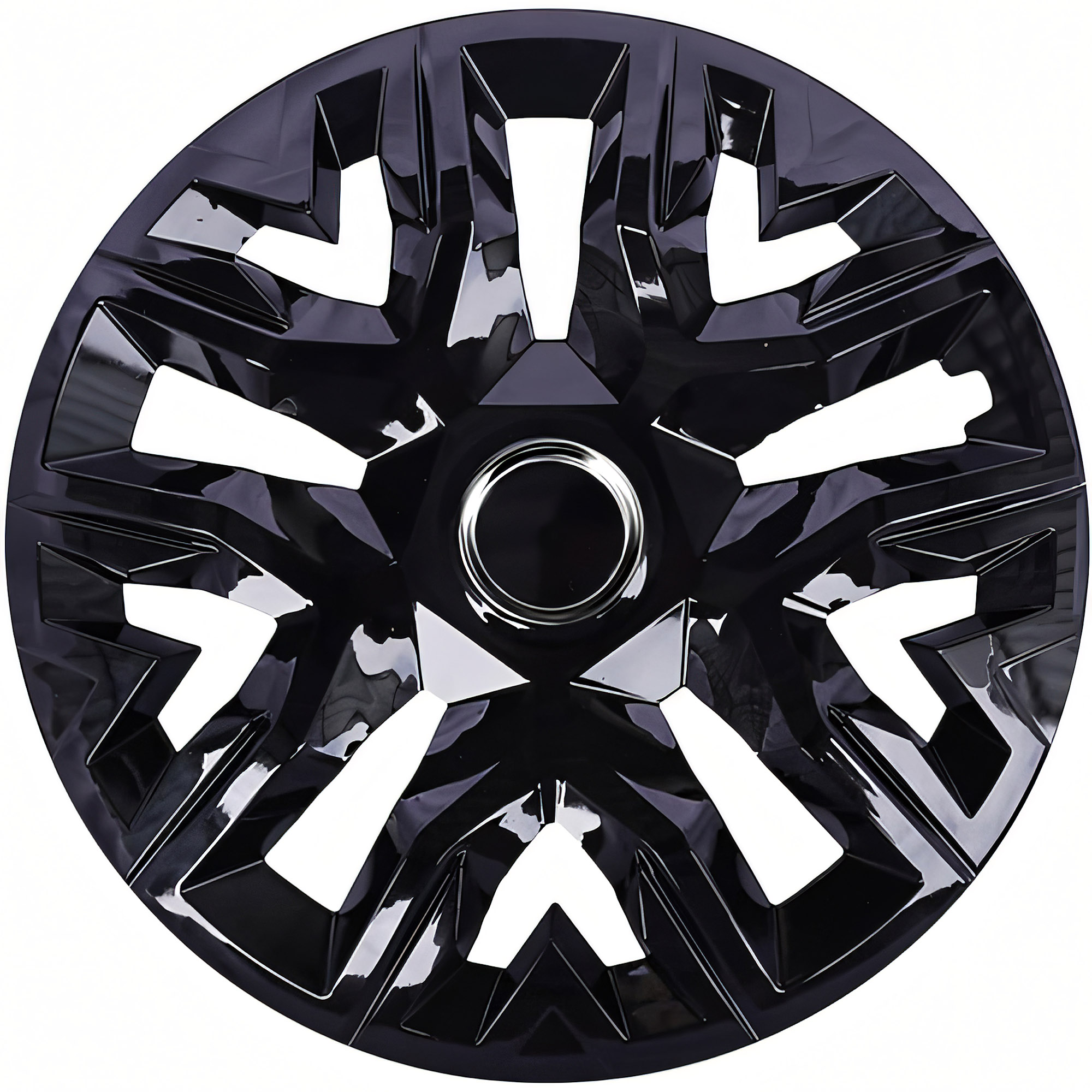 NRM Radzierblende PERFECTO 15 Zoll – Schwarz glänzend – 4er Set
