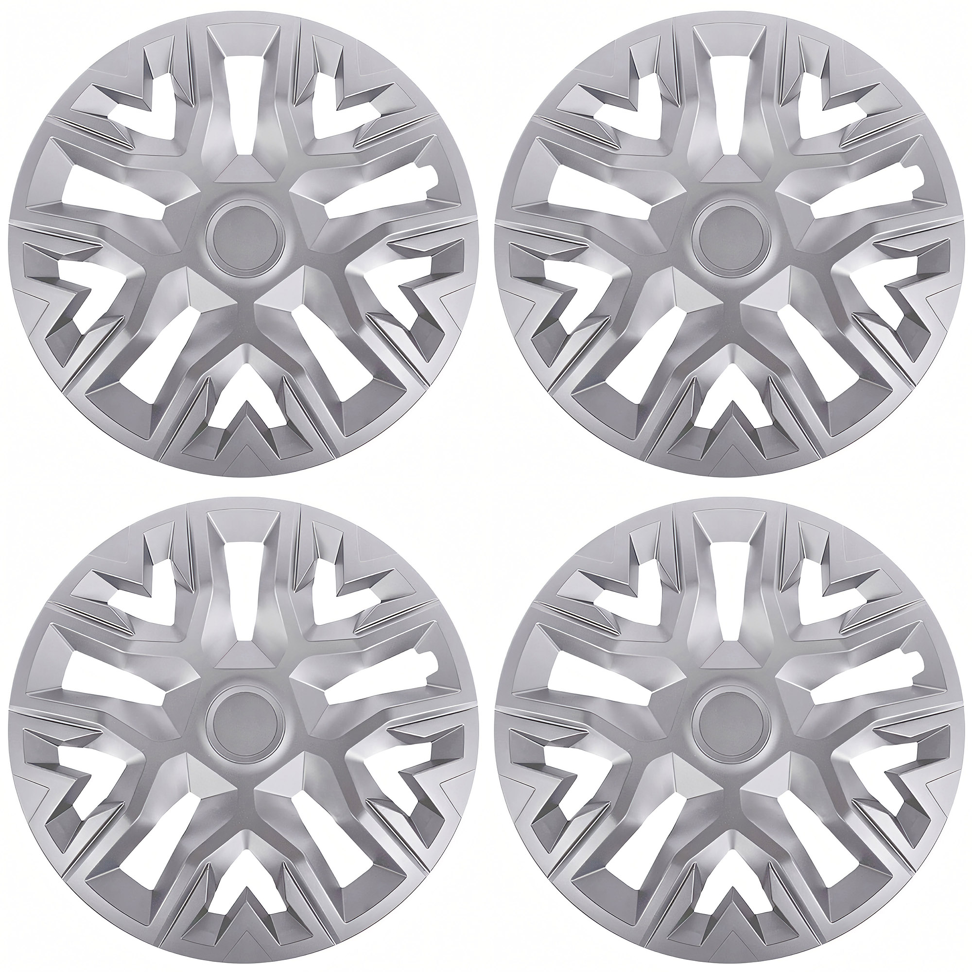 NRM Radzierblende THE BEST 15 Zoll – Silber – 4er Set