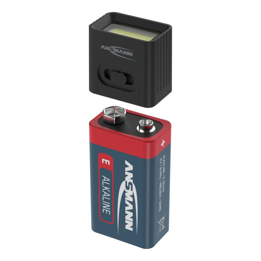 ANSMANN COB LED-Leuchte mit 9V Batterie batteriebetrieben