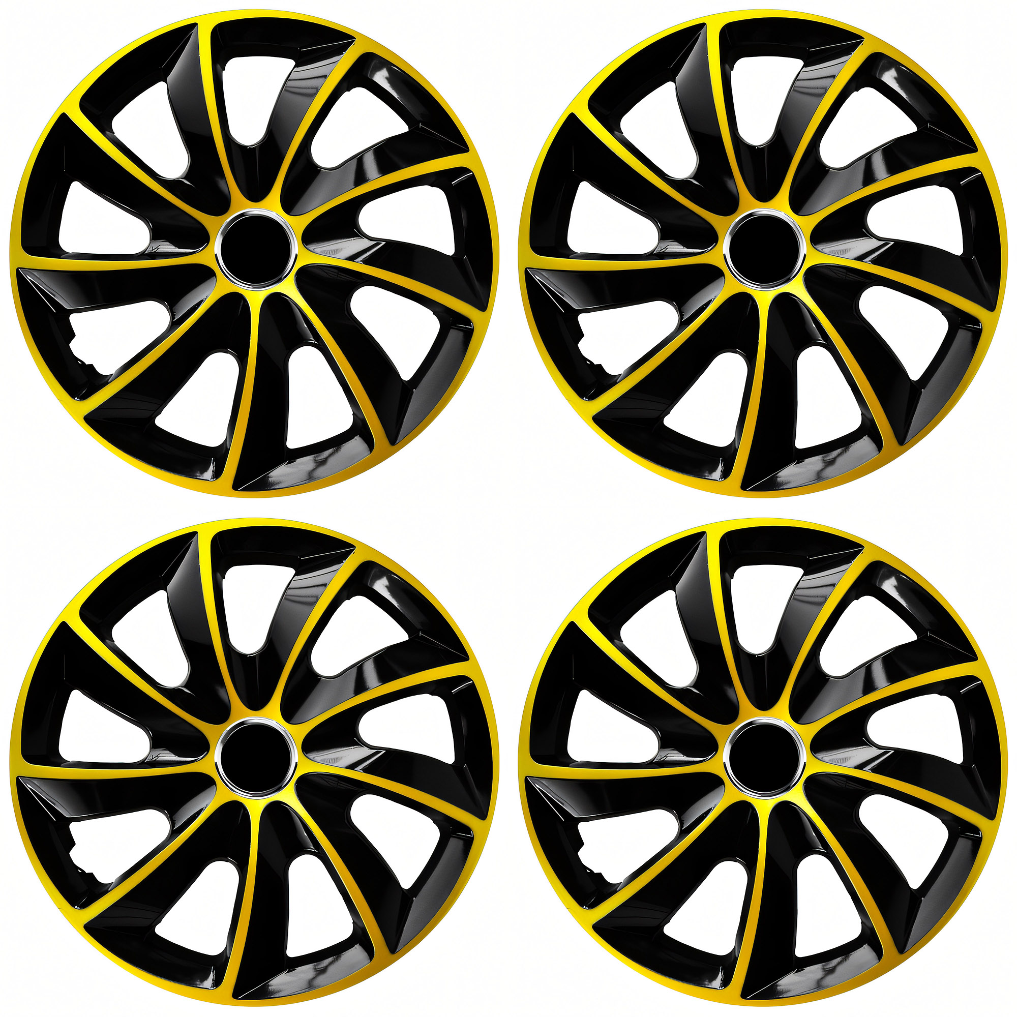 NRM Radzierblende STIG EXTRA 15 Zoll – Gold/Schwarz – 4er Set