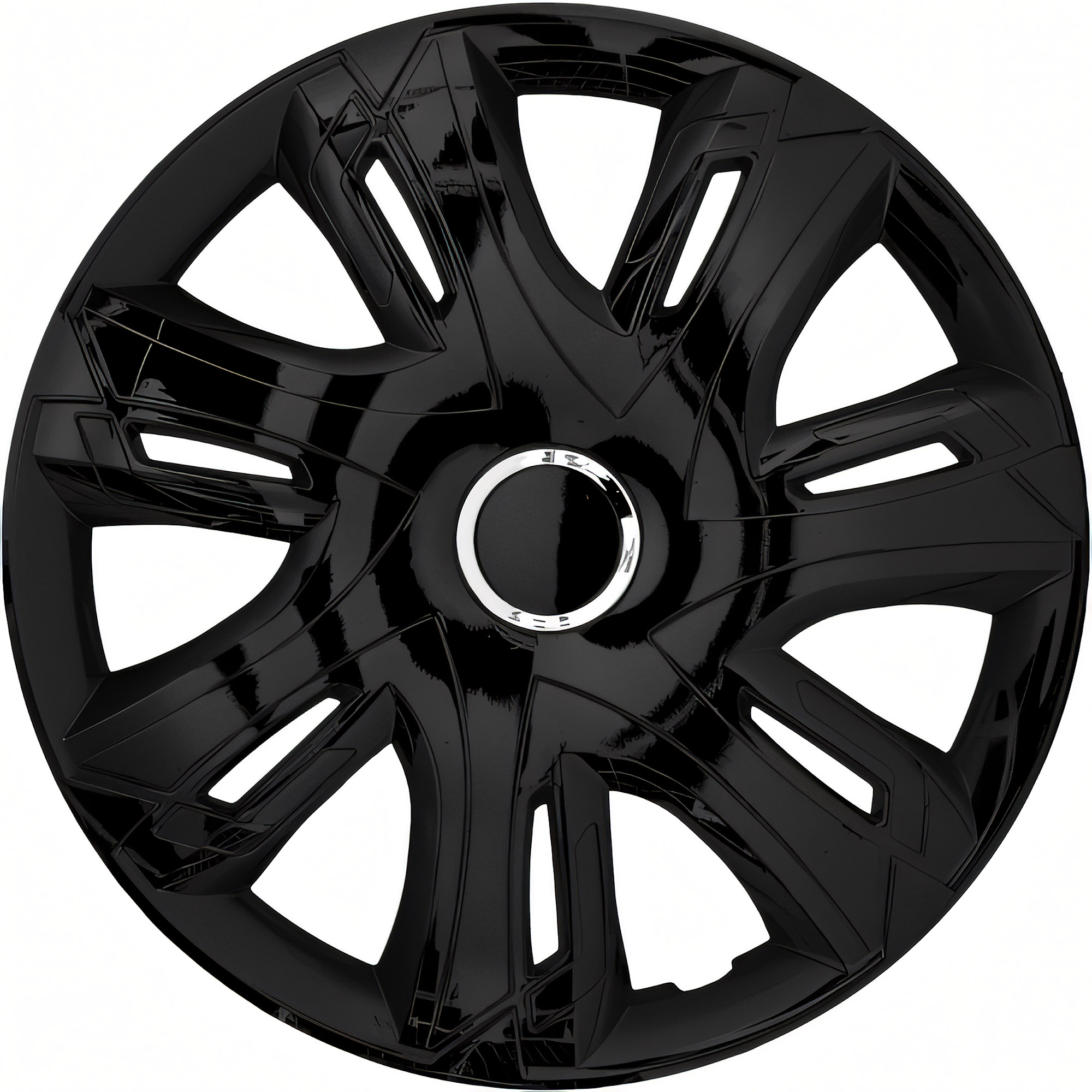 NRM Radzierblende SUPERNOVA 14 Zoll – Schwarz glänzend – 4er Set