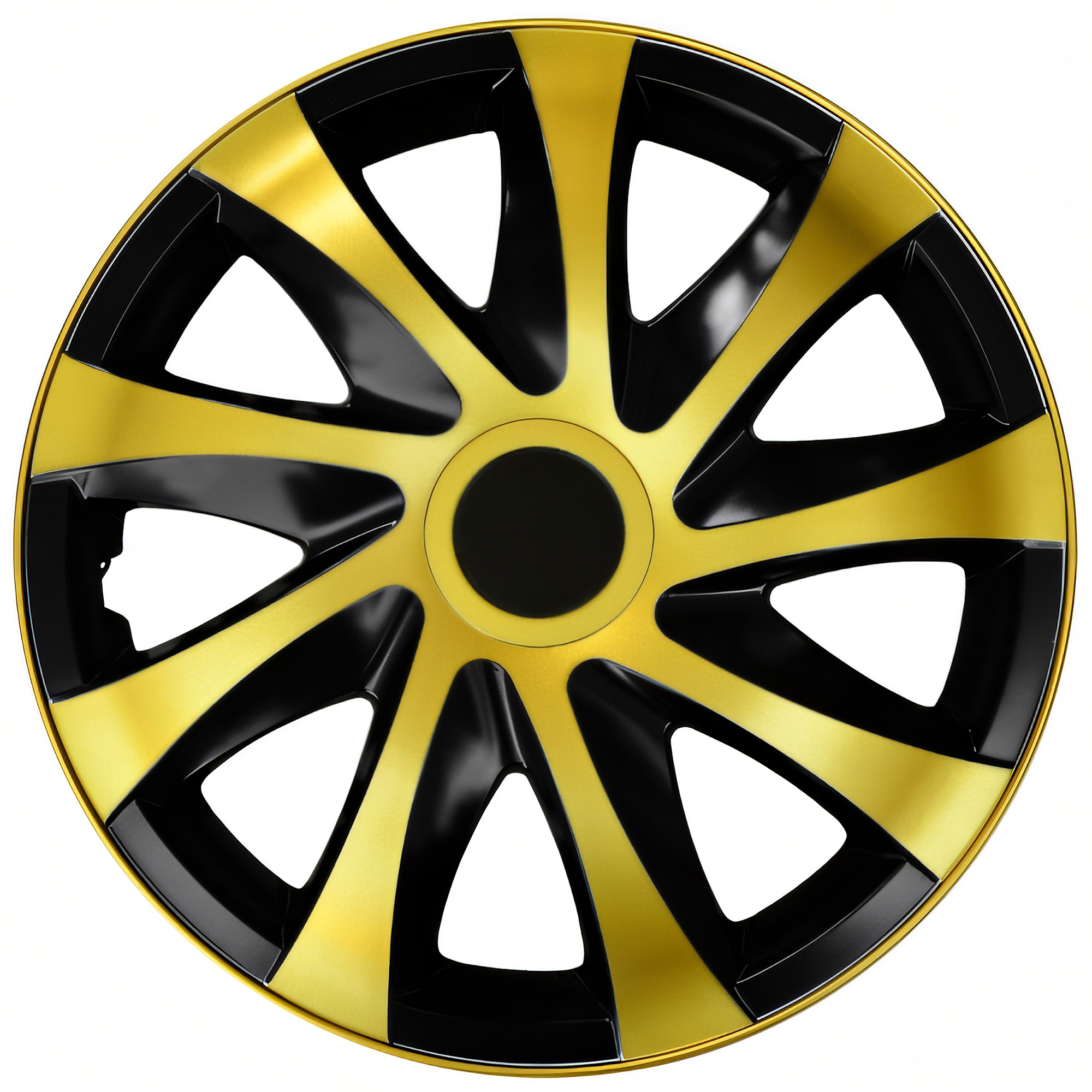 NRM Radzierblende DRACO 14 Zoll – Gold/Schwarz – 4er Set