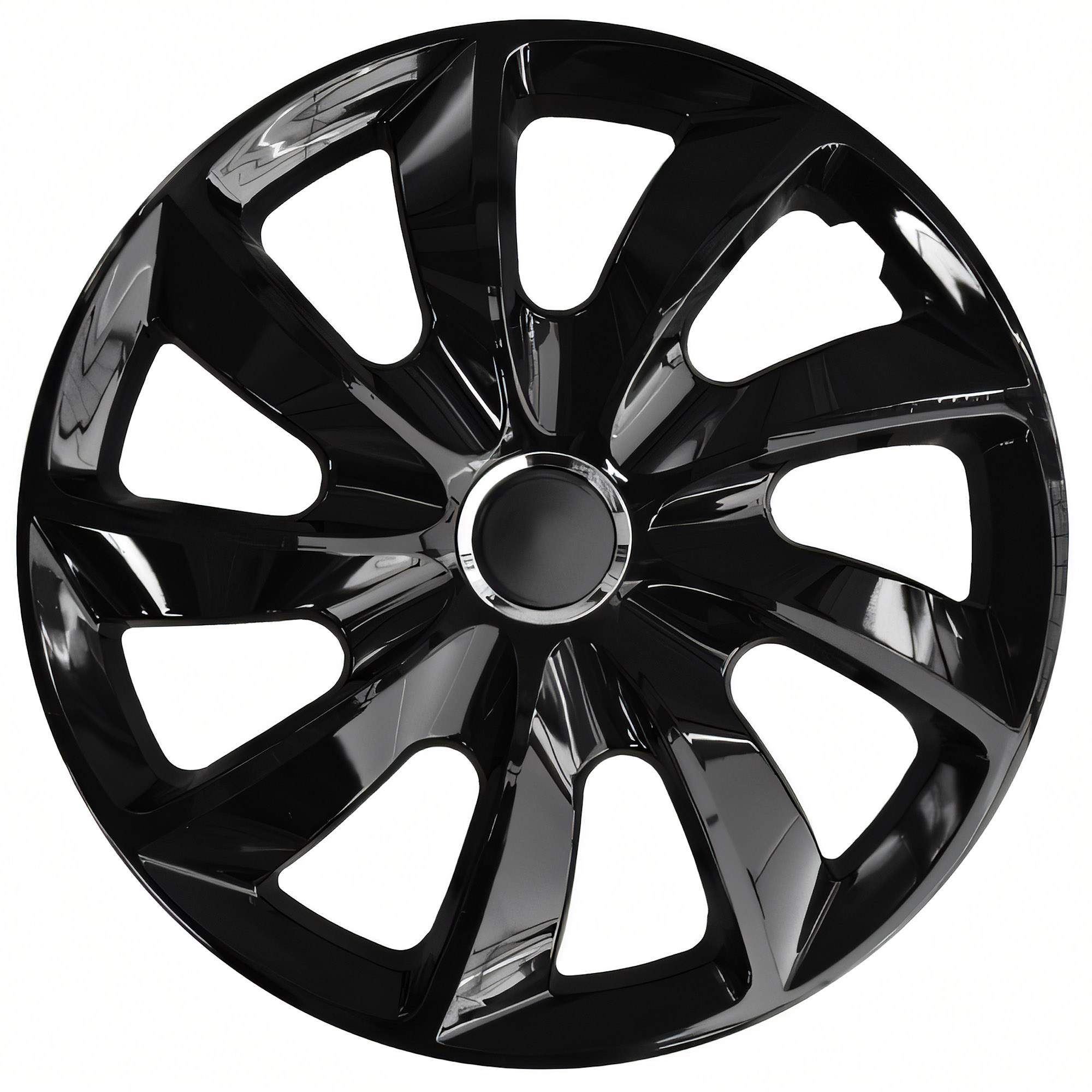 NRM Radzierblende STIG 14 Zoll – Schwarz glänzend – 4er Set