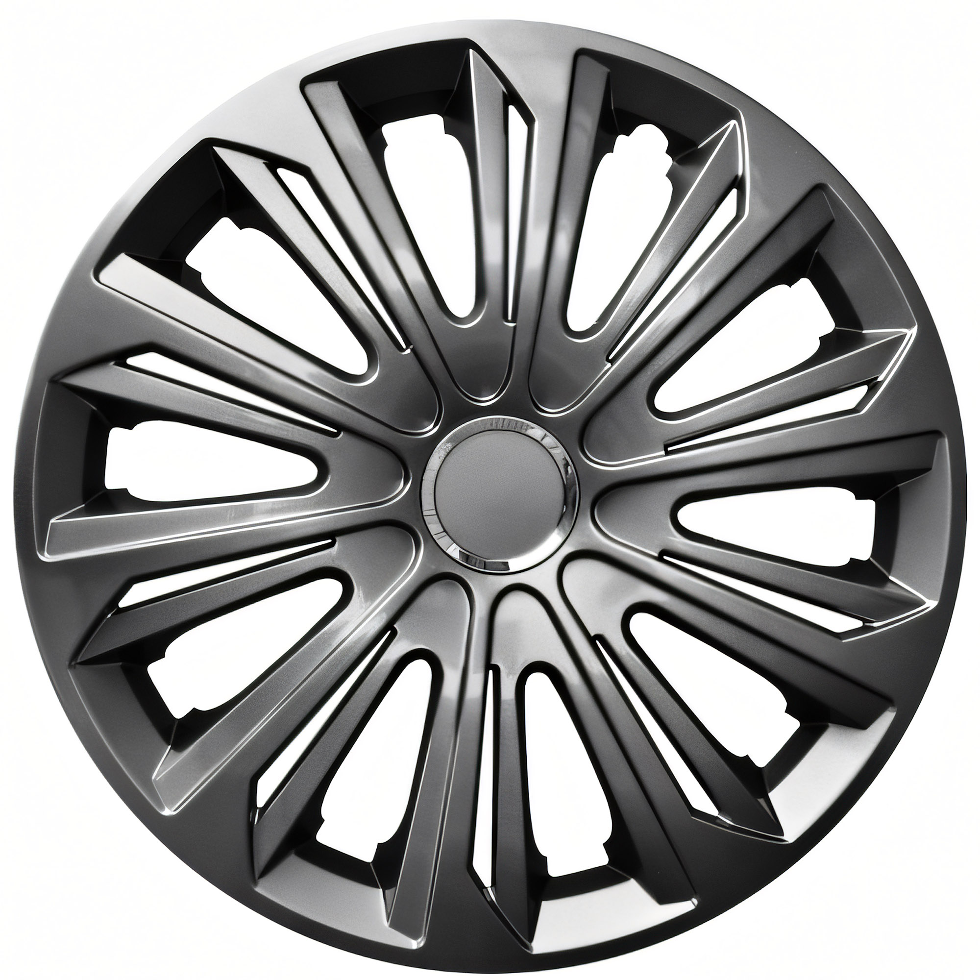 NRM Radzierblende STRONG 16 Zoll – Graphit glänzend – 4er Set