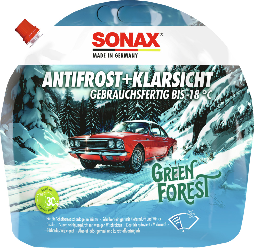 Sonax AntiFrost+KlarSicht bis -18°C Green Forest 3L