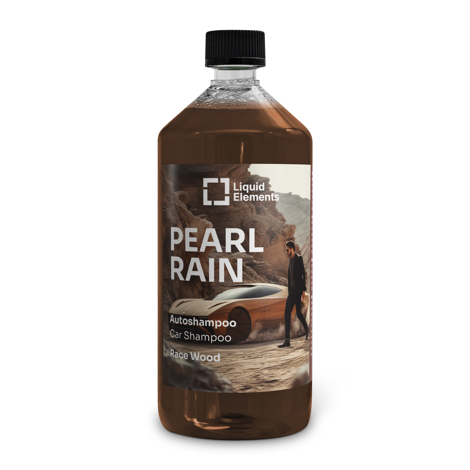 Liquid Elements Autoshampoo Pearl Rain Race Wood Zedernholz 1L