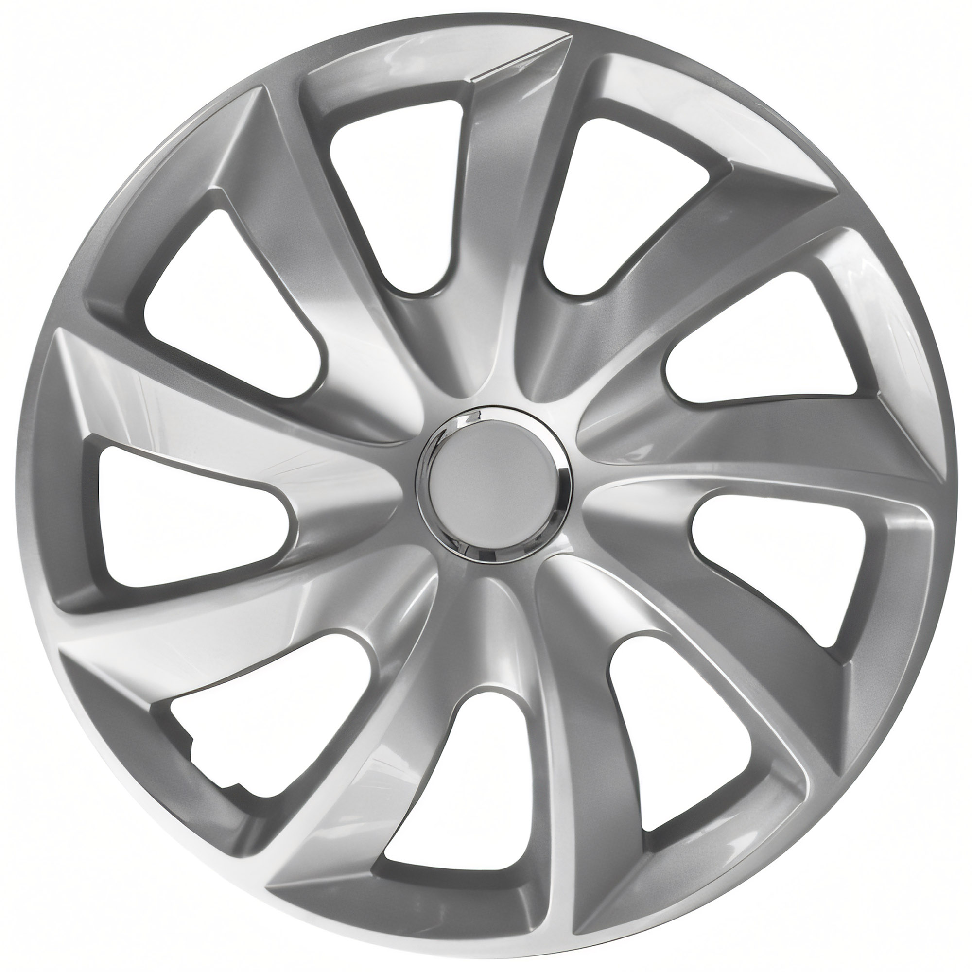 NRM Radzierblende STIG 15 Zoll – Silber glänzend – 4er Set