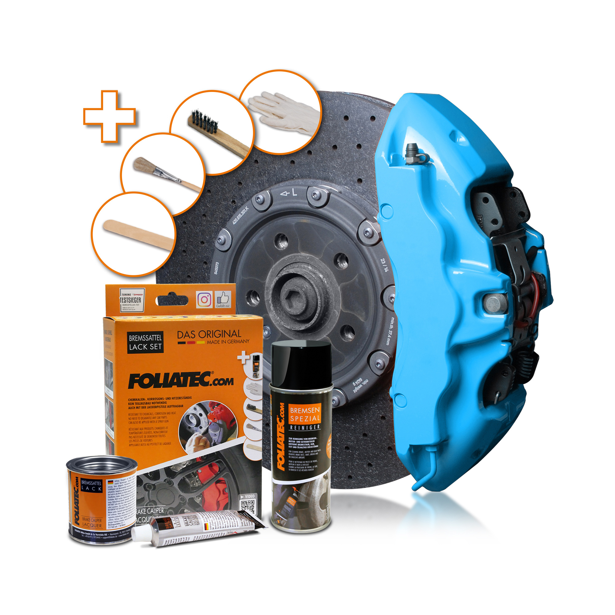 Foliatec Bremssattel Lack Set - Sky Blue