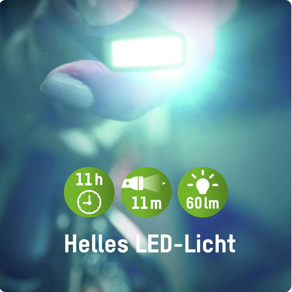 ANSMANN COB LED-Leuchte mit 9V Batterie batteriebetrieben