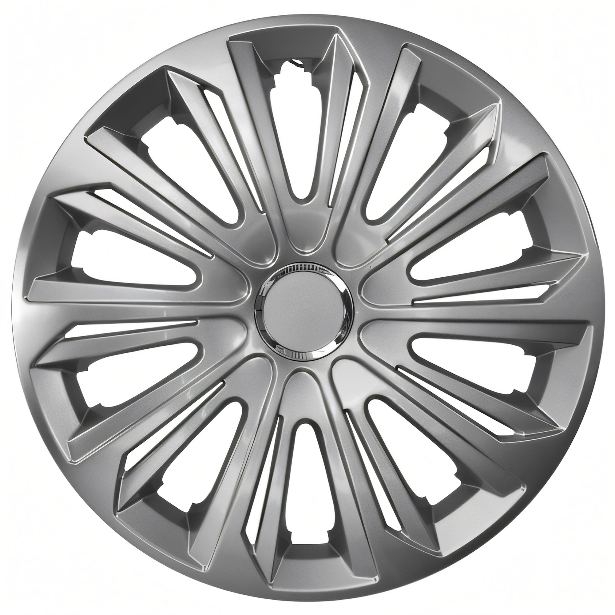 NRM Radzierblende STRONG 16 Zoll – Silber glänzend – 4er Set
