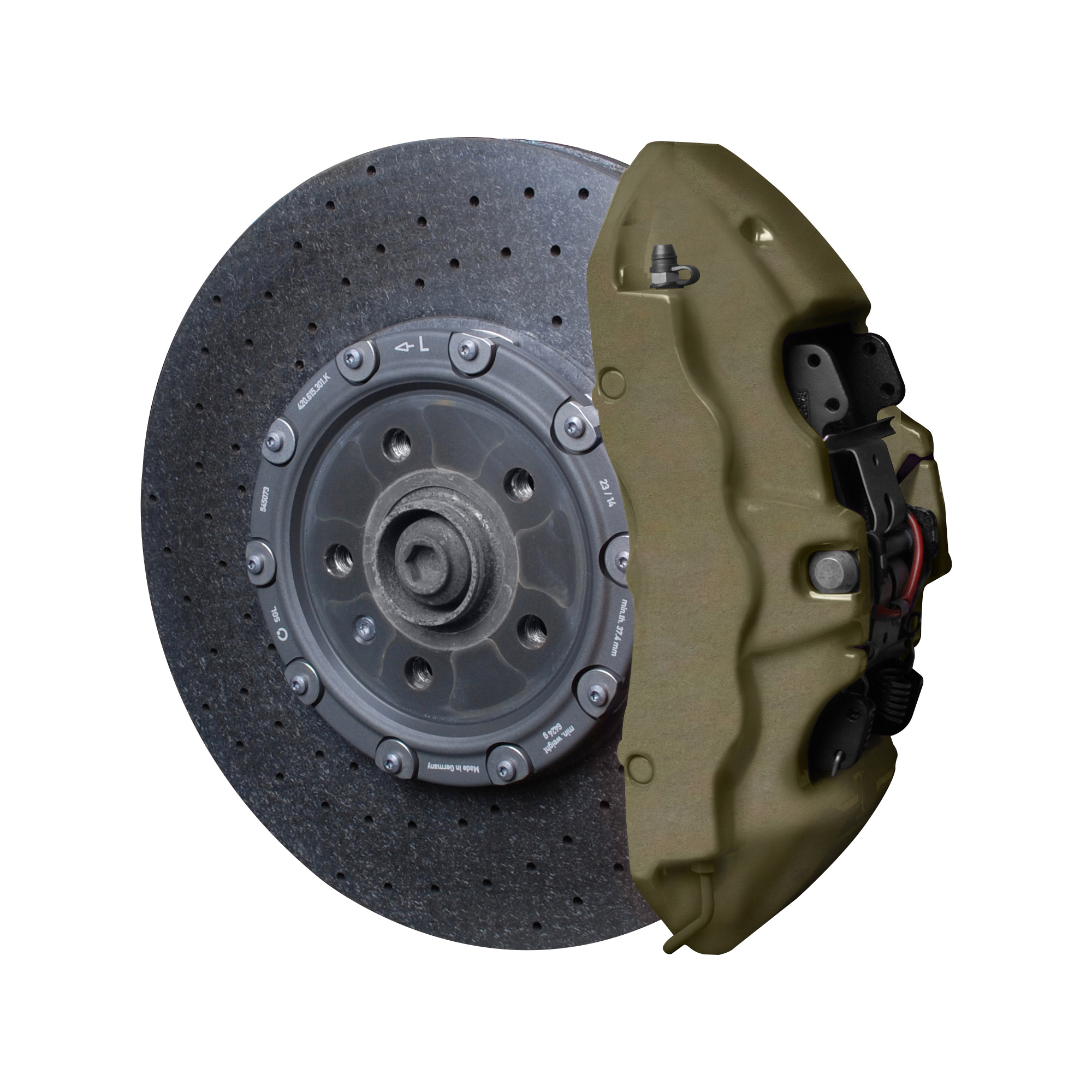 Foliatec Bremssattel Lack Set - Combat Green Matt