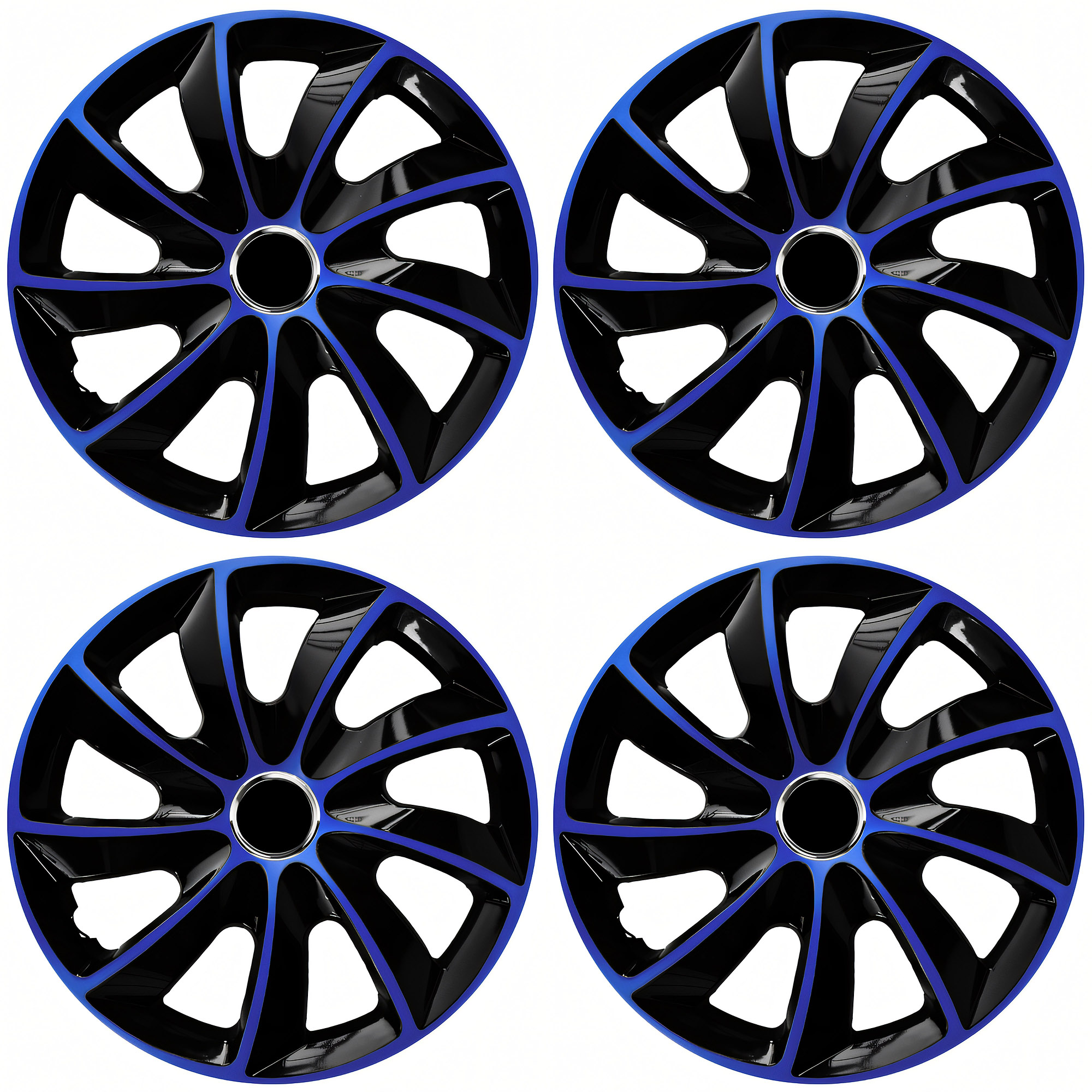 NRM Radzierblende STIG EXTRA 16 Zoll – Blau/Schwarz – 4er Set