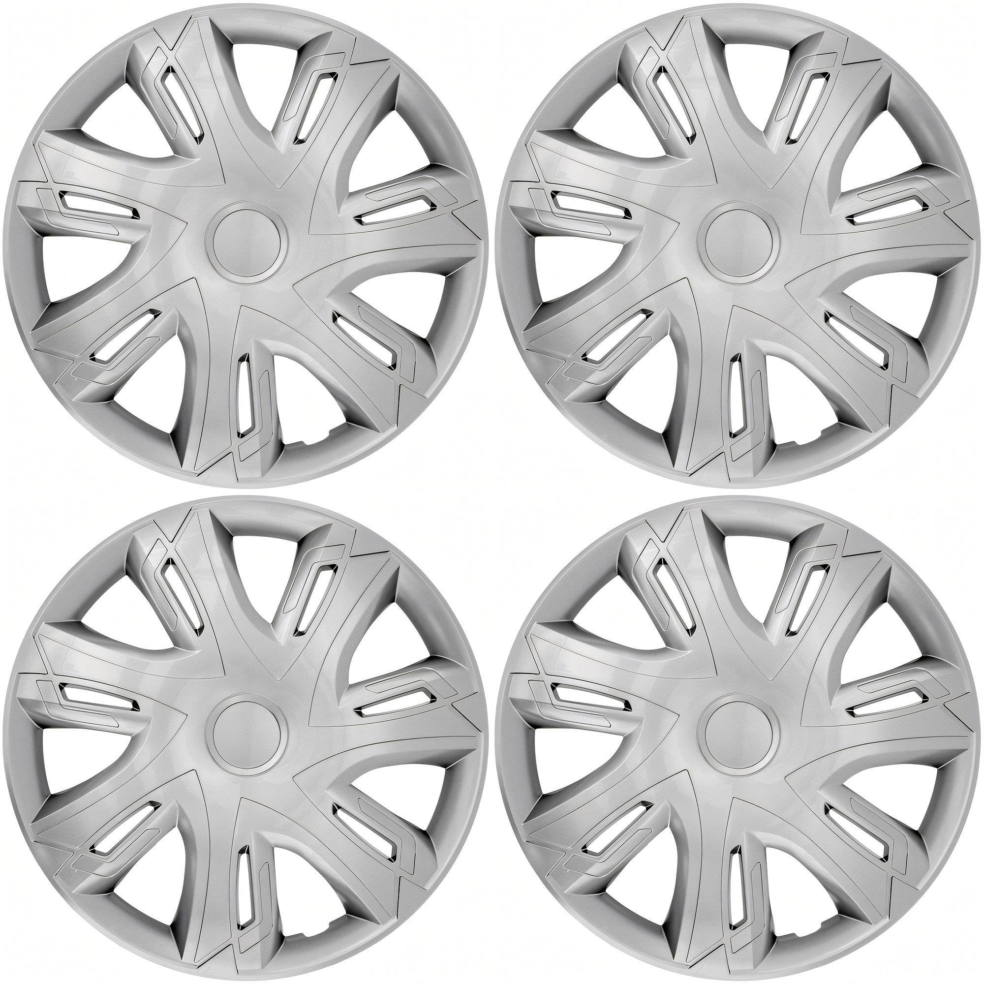 NRM Radzierblende N-Power 16 Zoll – Silber – 4er Set