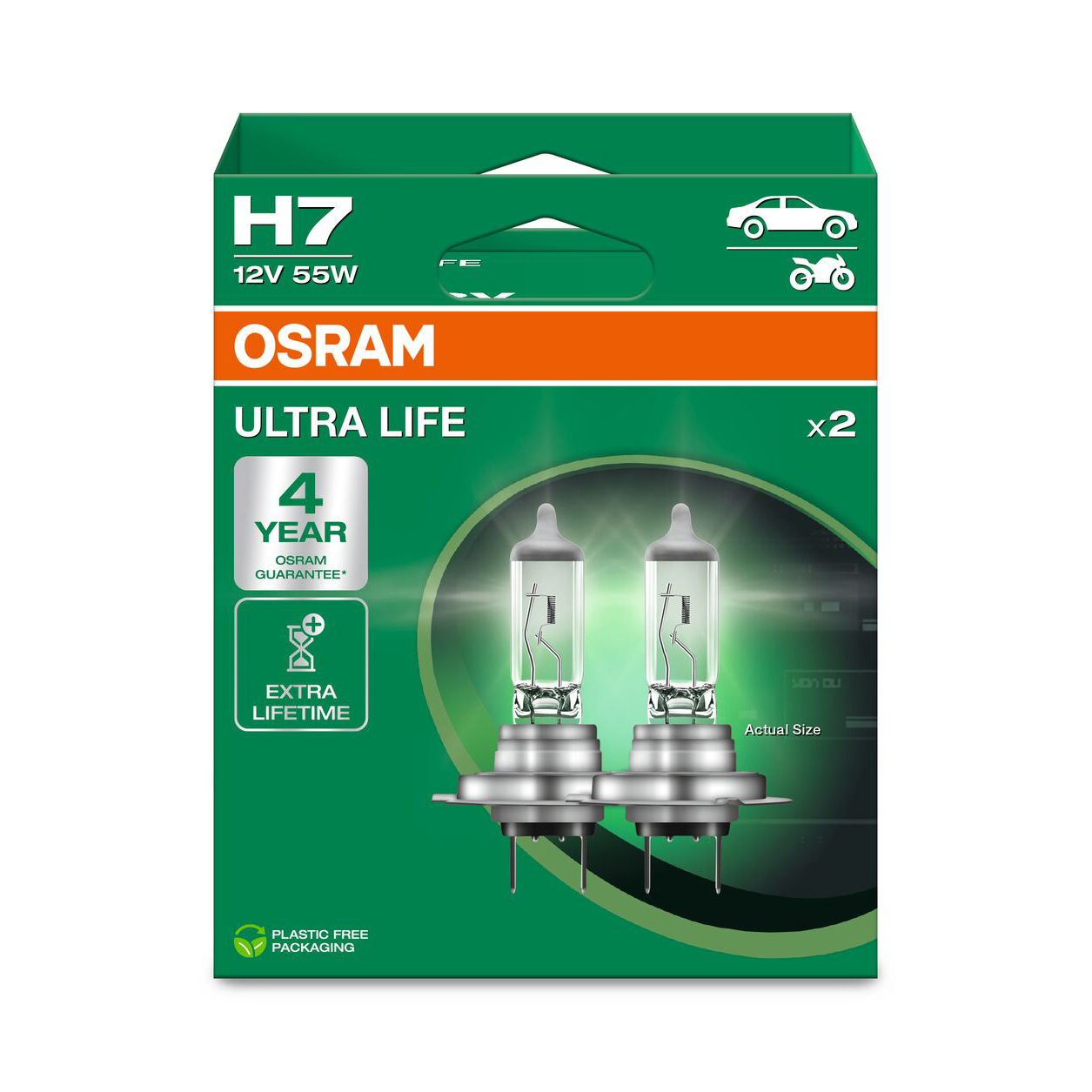 Osram Ultra Life H7 - 2er Set