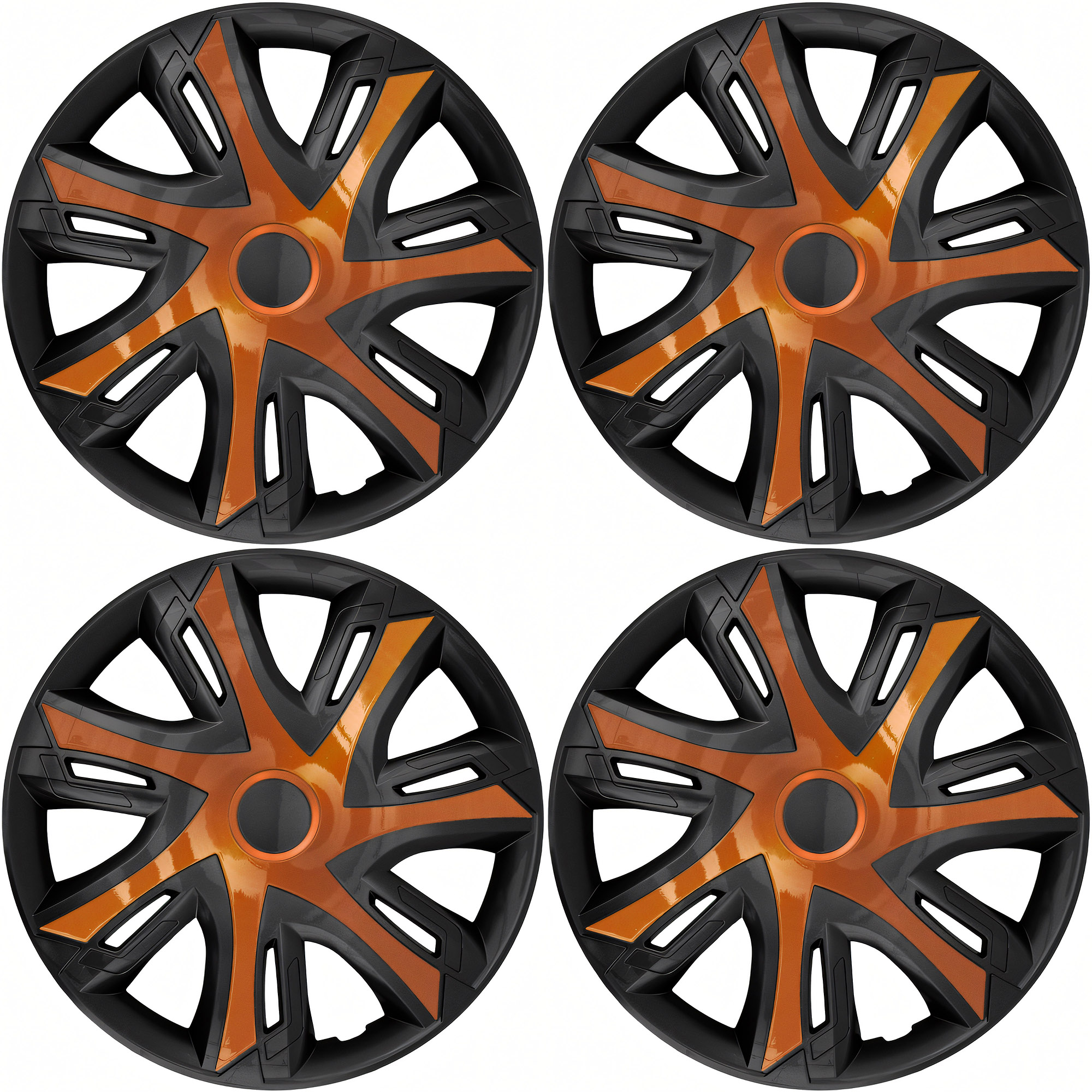 NRM Radzierblende N-Power BICOLOR 14 Zoll – Kupfer/Schwarz – 4er Set