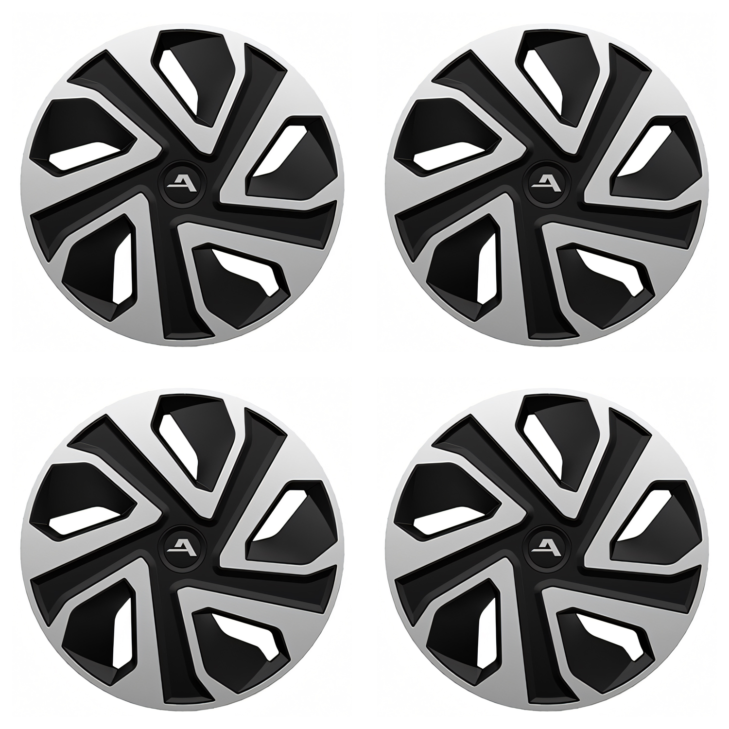 ALCAR Radzierblende Oslo 19 Zoll – Black Silver – 4er Set